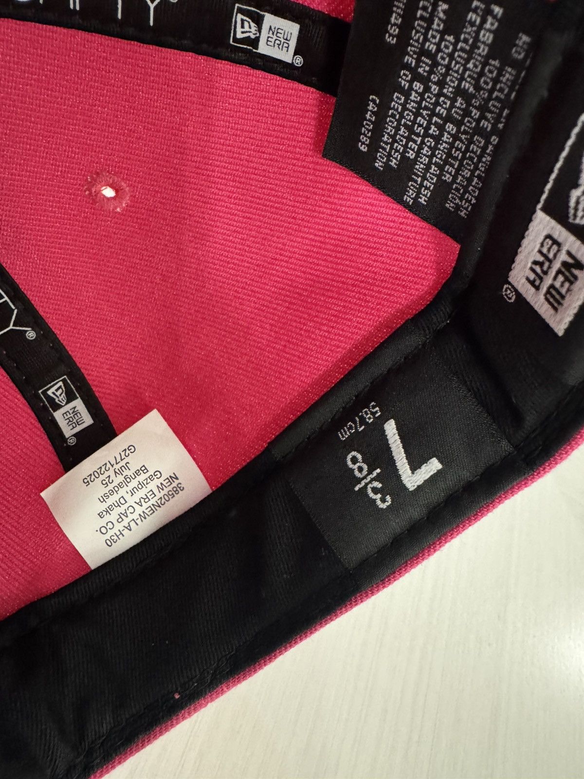 Supreme Supreme Breast Cancer Box Logo Hat Pink 7 3/8 FW25 USED Size ONE SIZE - 8 Thumbnail