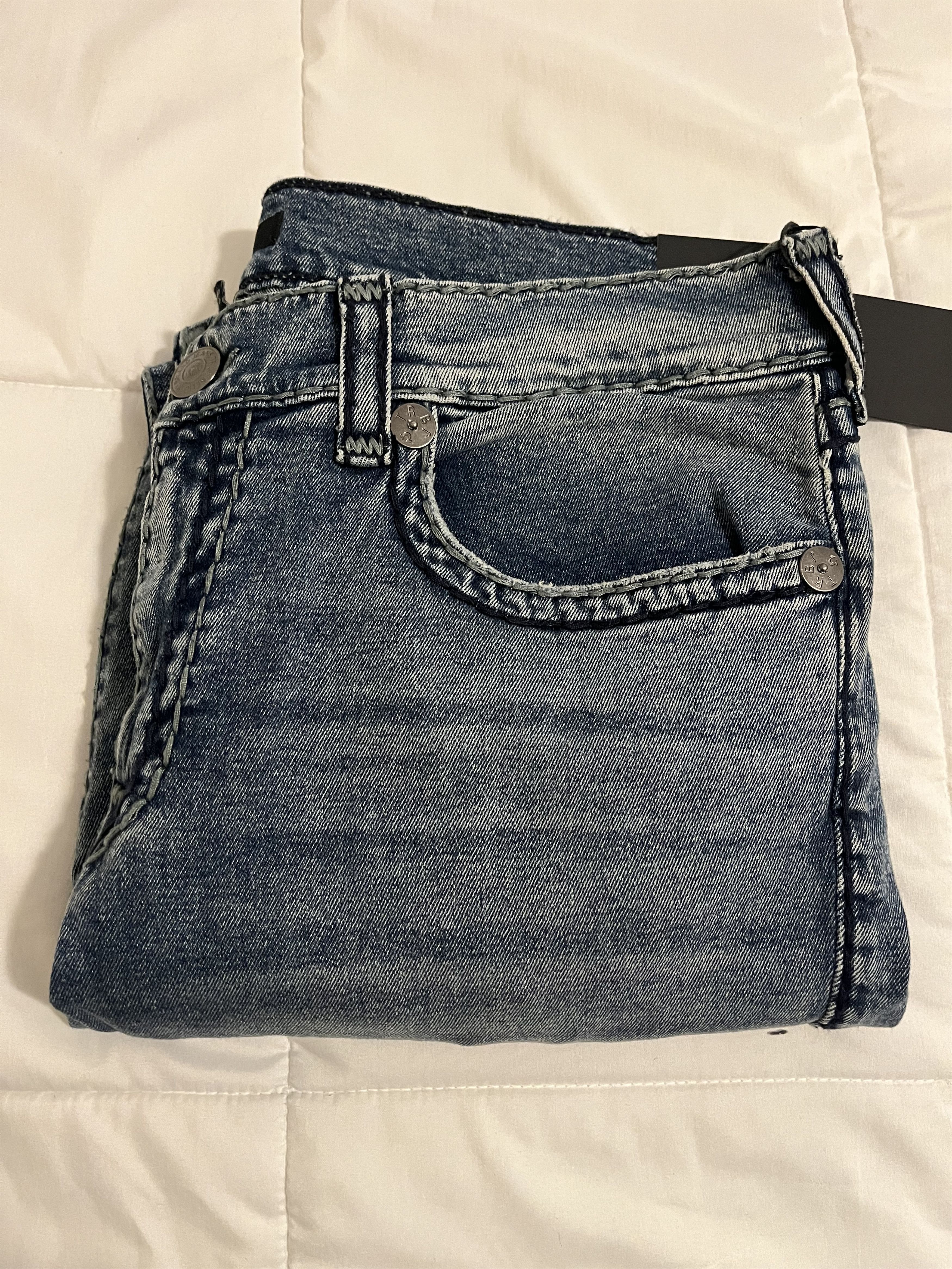 True Religion True Religion Geno Relaxed Slim Jeans Size US 38 / EU 54 - 10 Thumbnail