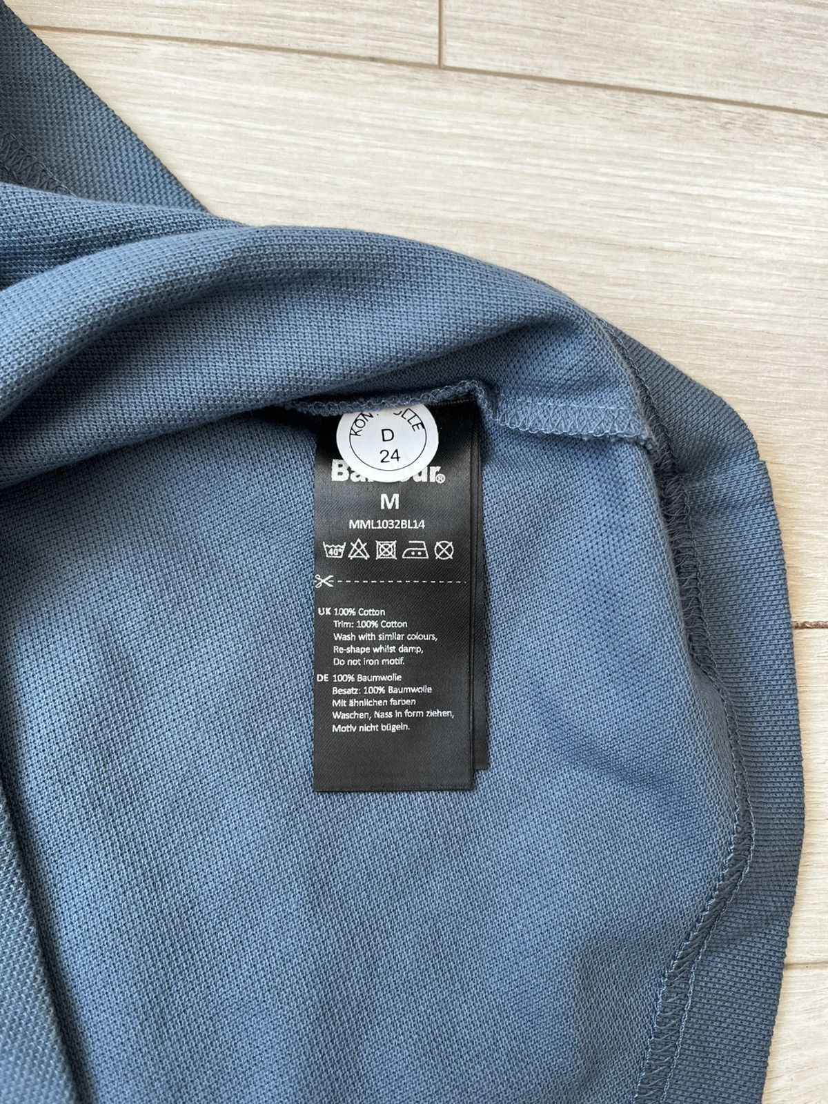 Barbour New Barbour Men's Polo Shirt | Dusk Blue | Size Size US M / EU 48-50 / 2 - 4 Thumbnail