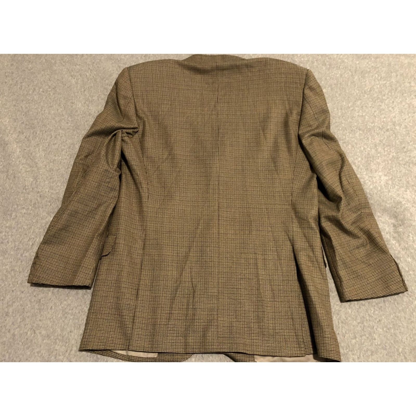 Ermenegildo Zegna Ermenegildo Zegna Blazer Wool Brown 42R Mens Blazer 42R Regular Wool Button Up jacket Coat Trofeo FLAWED Size 42R - 7 Thumbnail