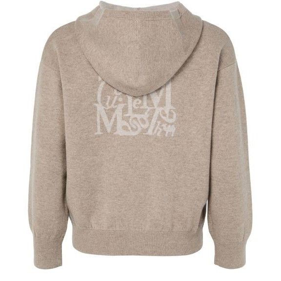 Max Mara MAX MARA Kurt Zipped Beige Brown Wool Sweater New & Authenti Size L / US 10 / IT 46 - 2 Thumbnail