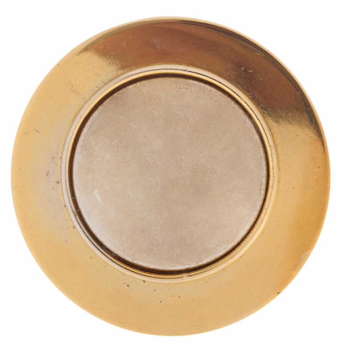 Givenchy Givenchy Two Tone Futuristic Circular Brooch Size ONE SIZE - 1 Thumbnail