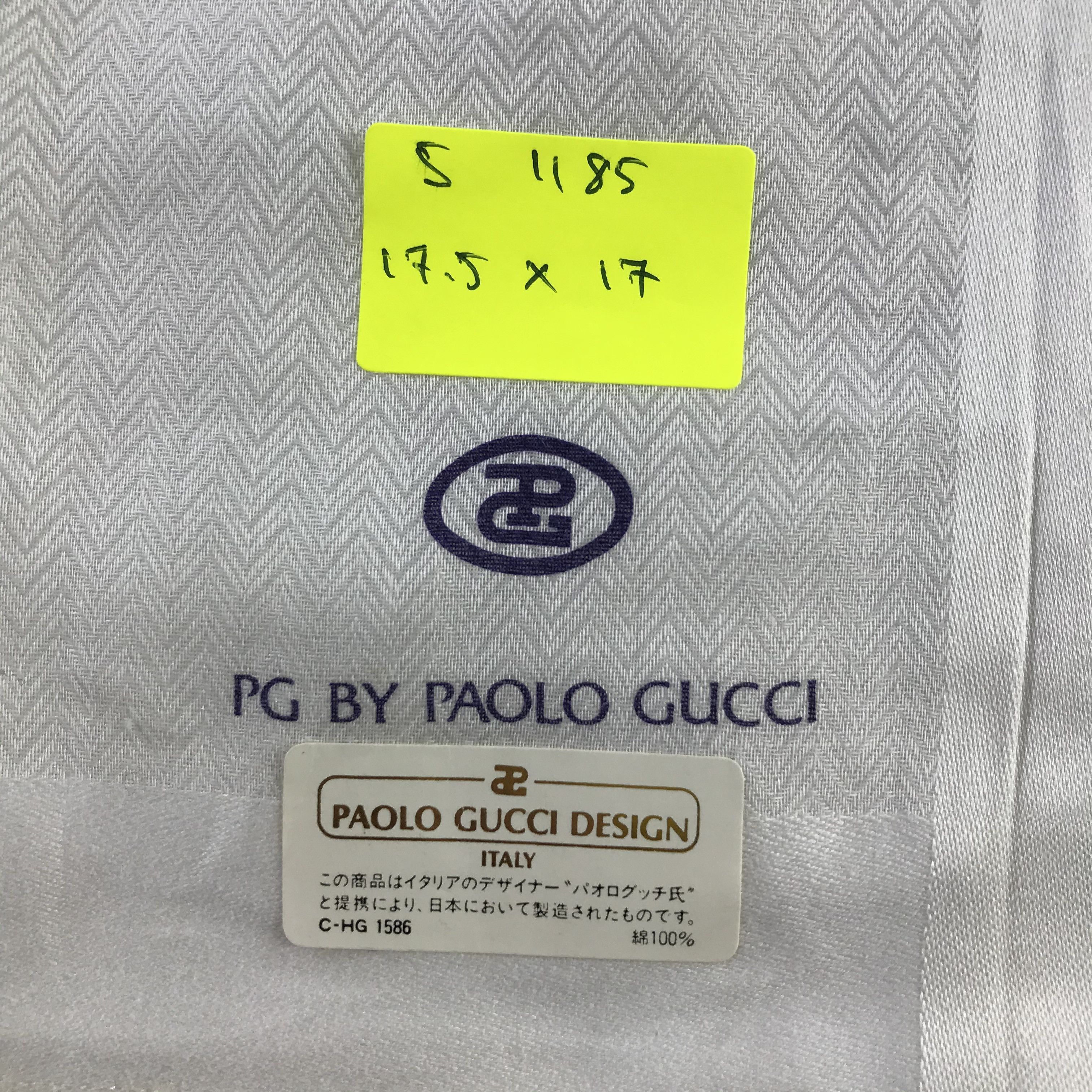 Paolo Gucci × Vintage Paolo Gucci Bandana / Handkerchief / Neckerchief - S1185 Size ONE SIZE - 5 Thumbnail