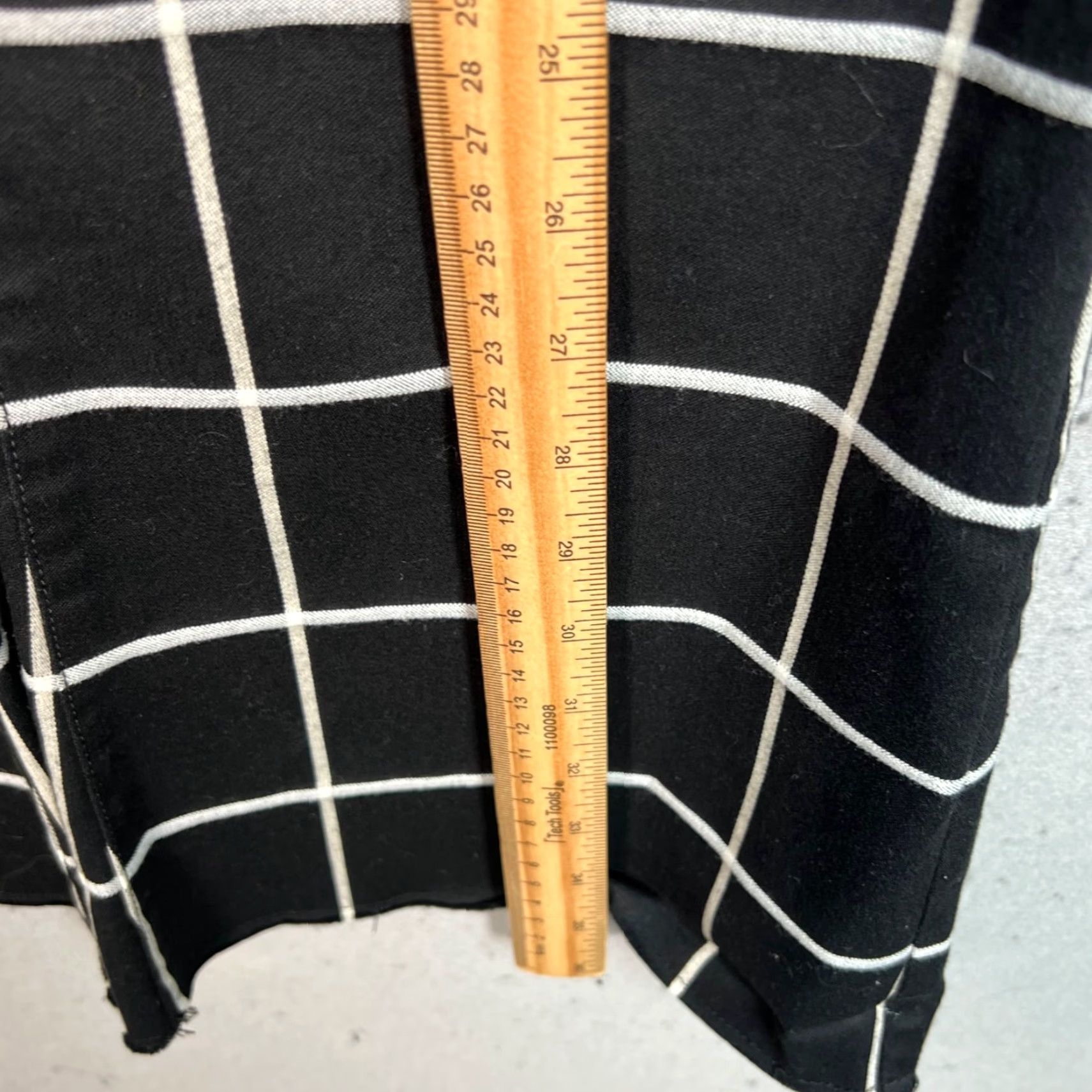 Vintage VINTAGE Marques Almeida Trousers Adult Womens Size 10 Black & White Checkered Pattern Flared Inseam 26in Womens Size ONE SIZE - 7 Thumbnail
