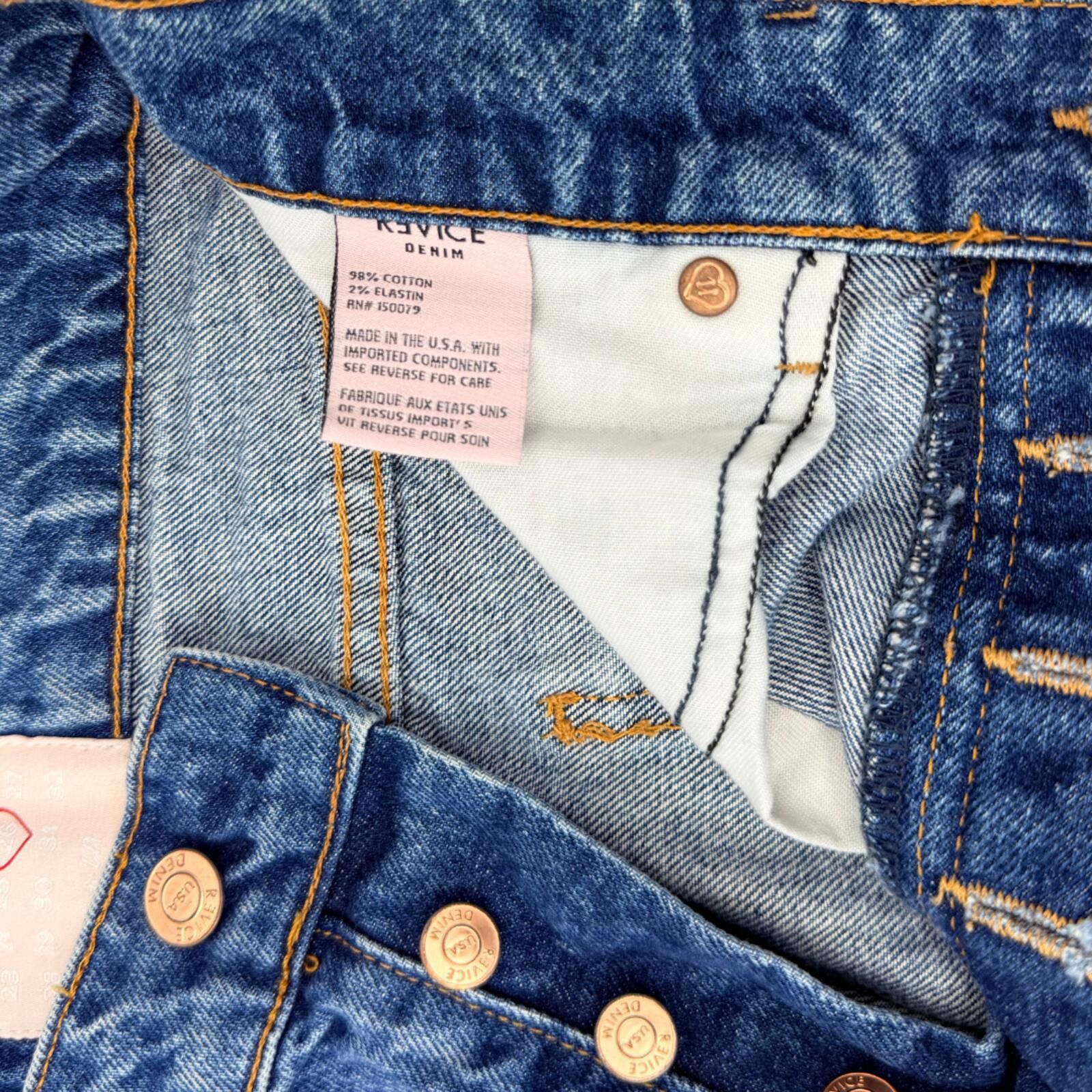 Review Revise High Rise Slim Crop Jeans Dark Wash 26 Size 26" / US 2 / IT 38 - 5 Thumbnail