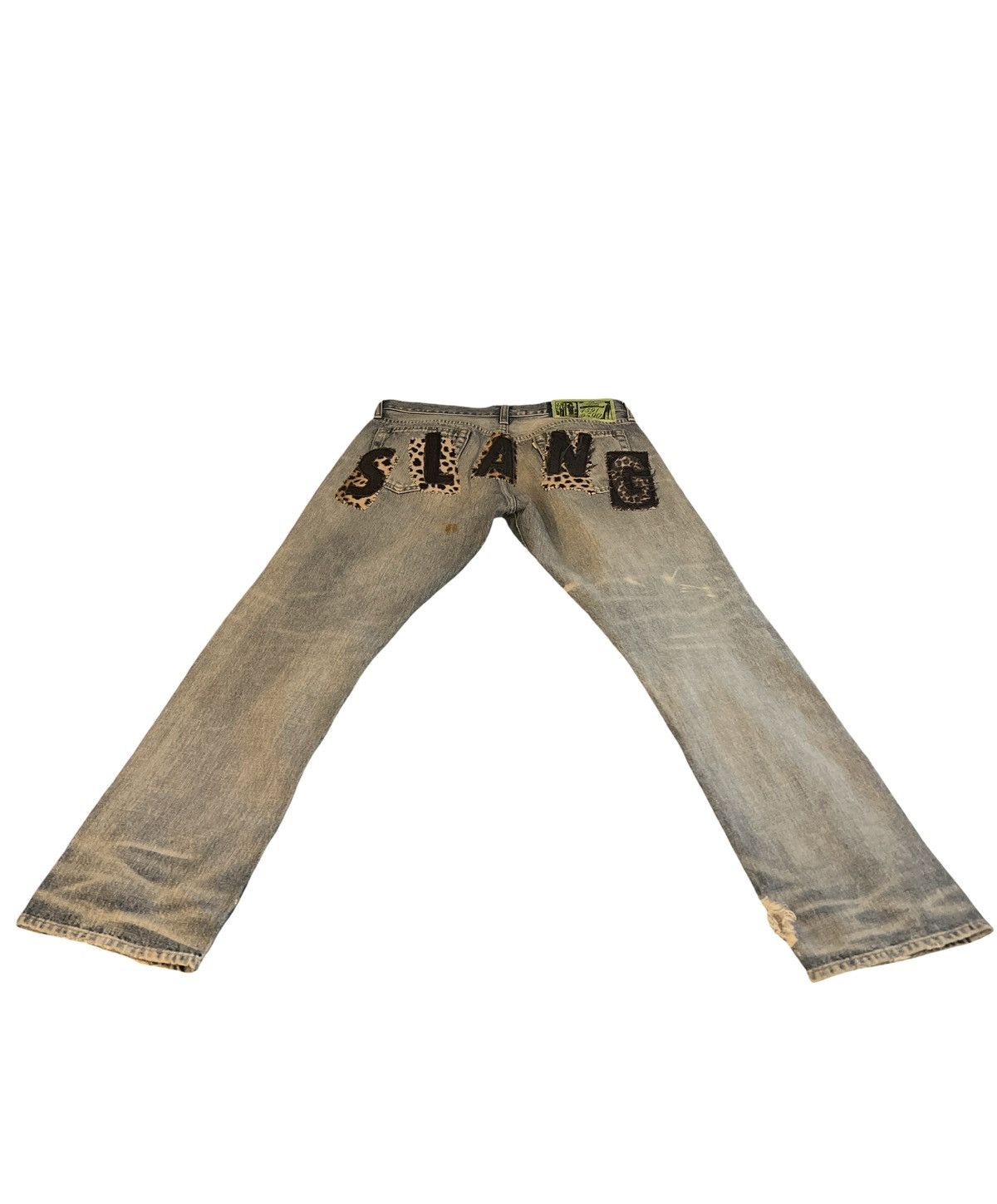 Other Vintage Rna Inc. Patchwork Jeans RARE Size US 32 / EU 48 - 1 Thumbnail