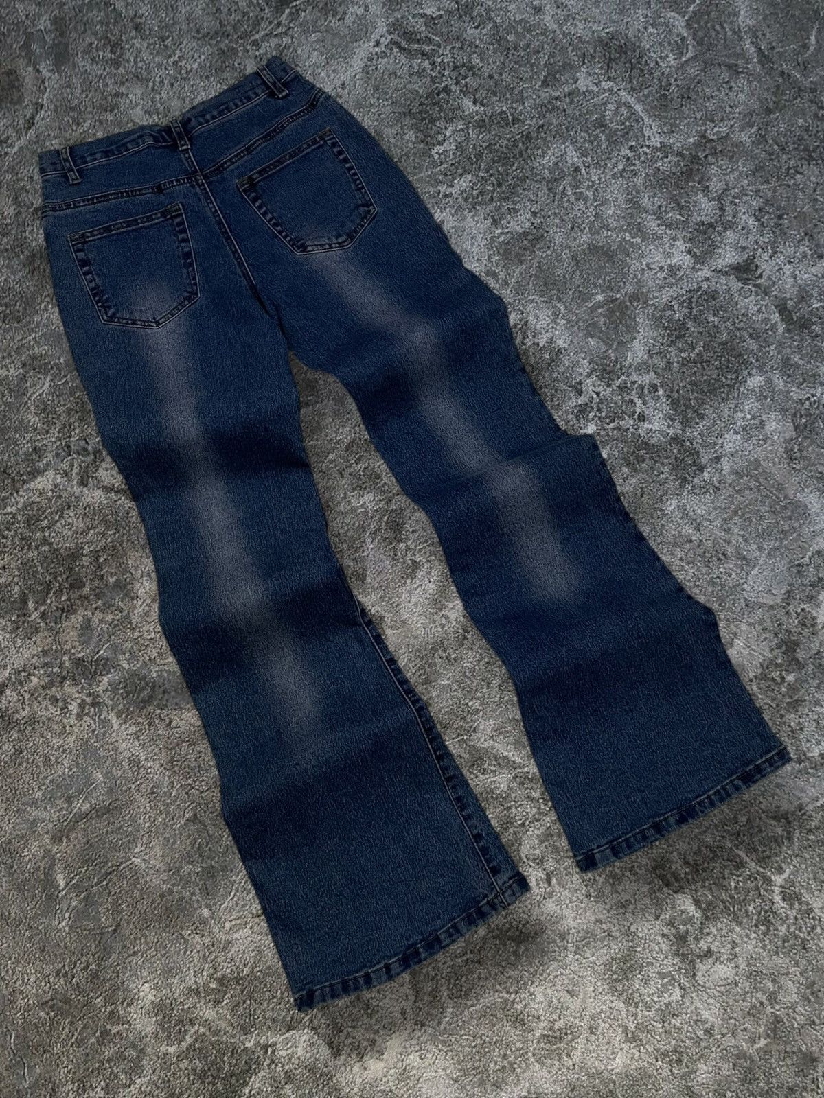 Japanese Brand Vintage 1990S Japan Designer Haphazard Poem ‘Dream’ Flared Size US 26 / EU 42 - 7 Thumbnail