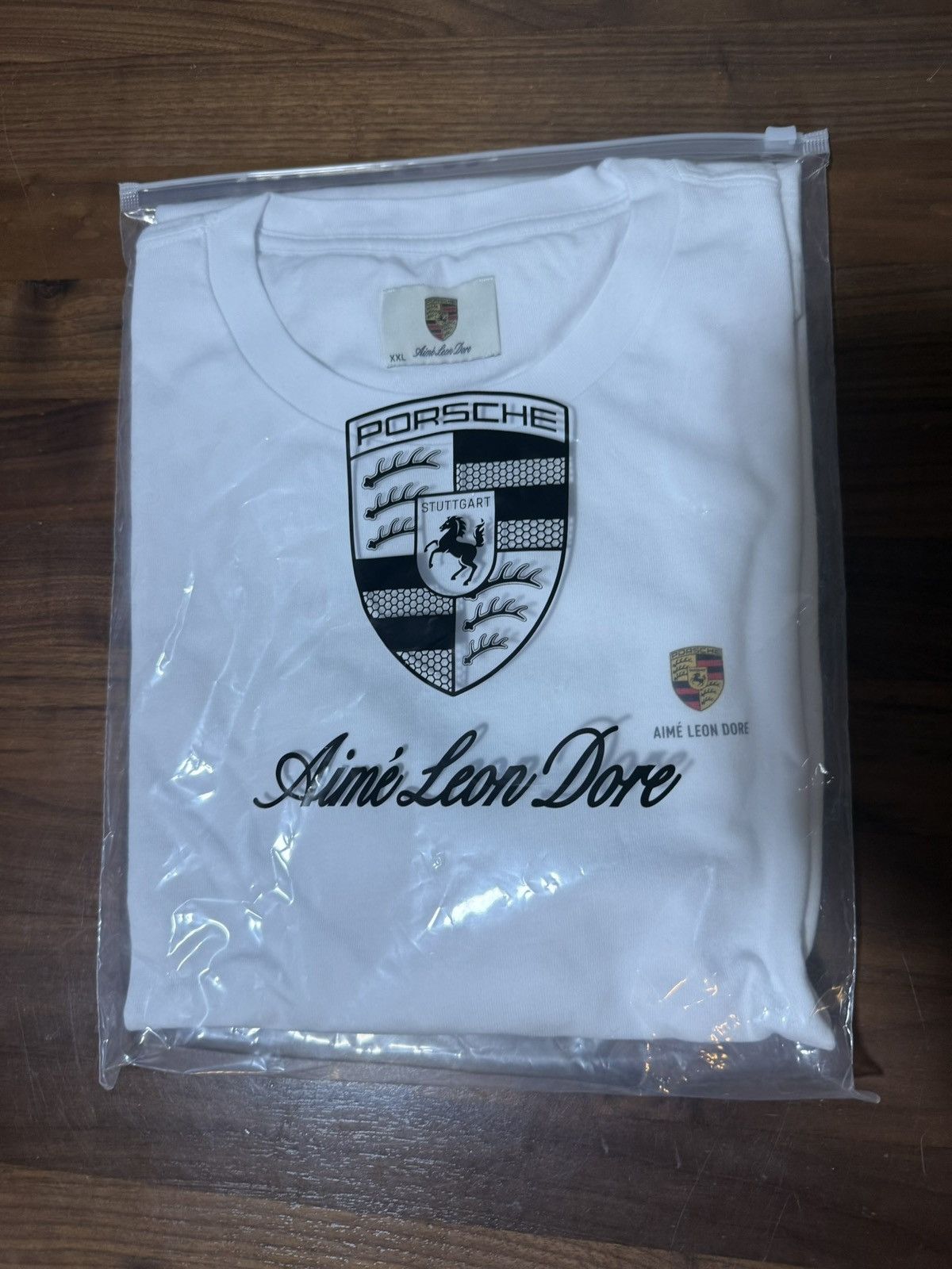 Aime Leon Dore × Porsche Design Aime Leon Dore ALD / Porsche Fleet Tee XXL Bright White Size US XXL / EU 58 / 5 - 5 Thumbnail