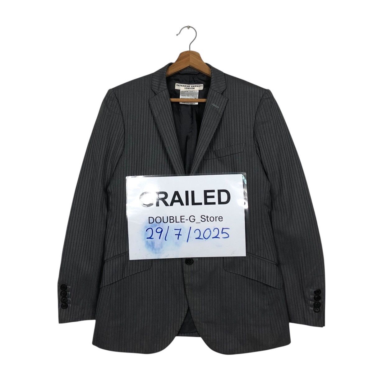 📌Rich Grey Vintage Chore Jacket Katharine Hamnett London