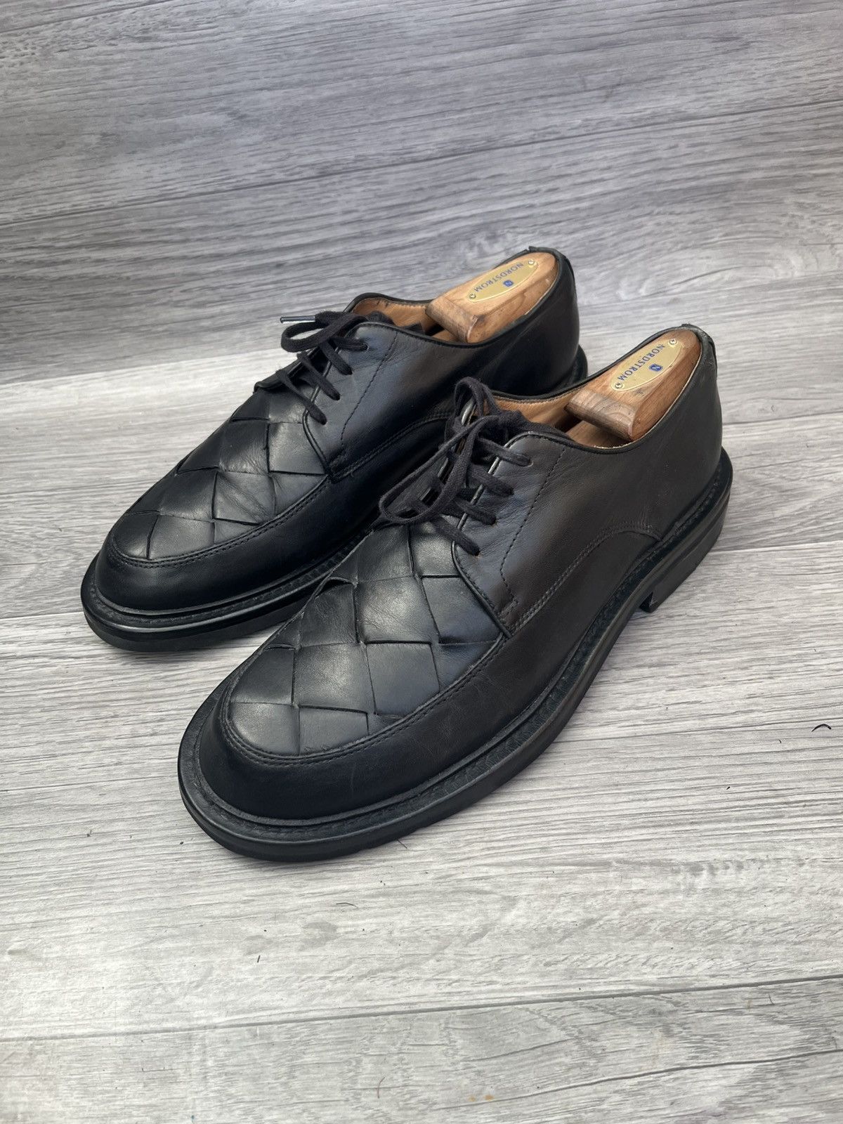 Bottega Veneta Bottega Venetia intrecciato derby leather shoes sz 41 Size US 8 / EU 41 - 3 Thumbnail
