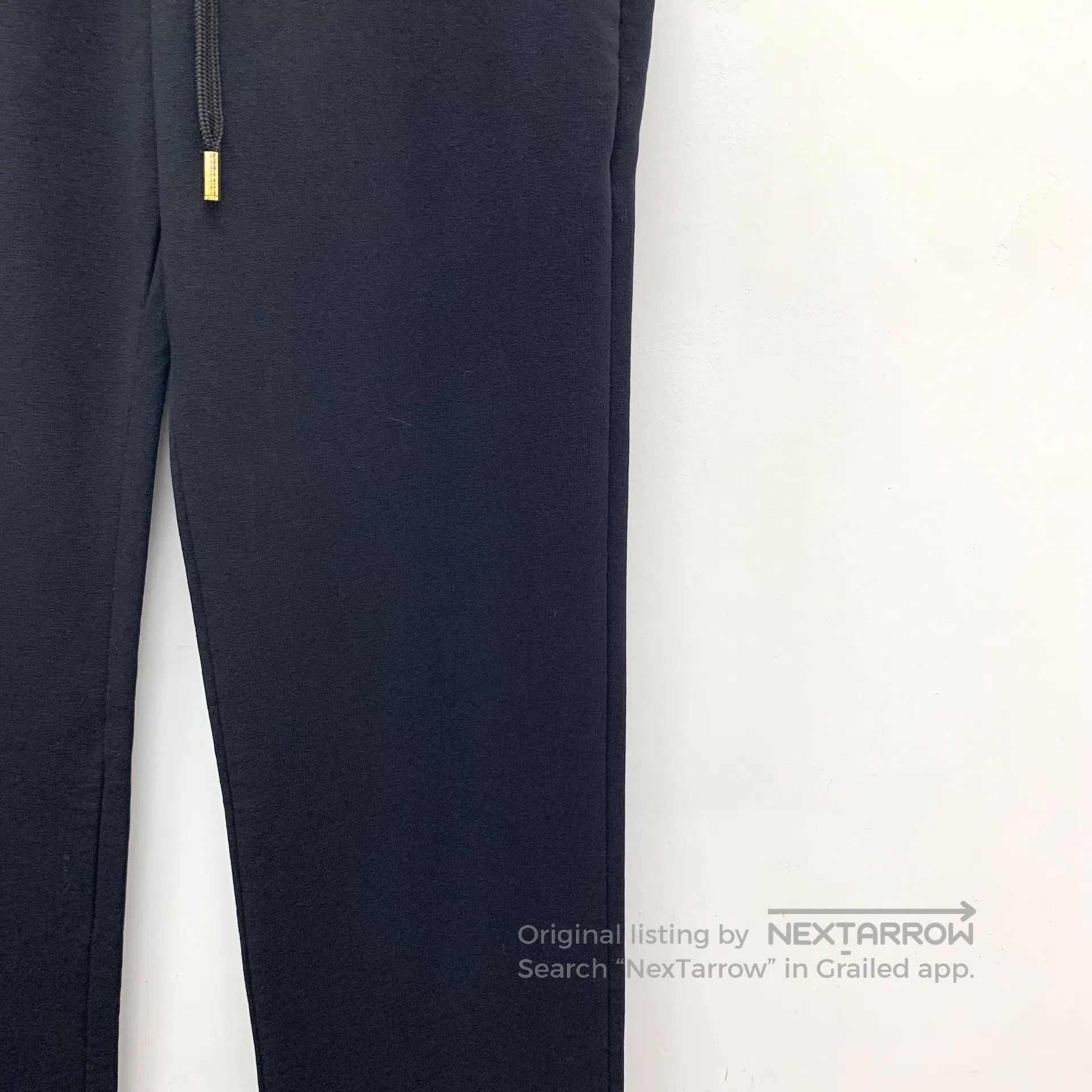 Versace Versace size XS Black cotton casual long pants with drawst Size US 27 - 4 Thumbnail