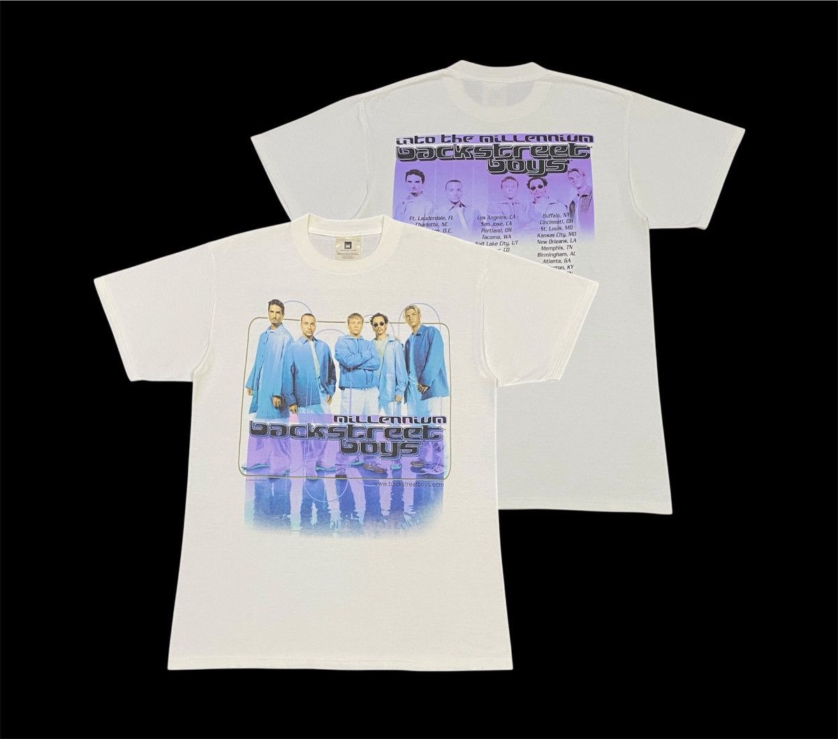 Band Tees Vintage 1999 Backstreet Boy Into The Millennium Shirt Size US M / EU 48-50 / 2 - 1 Thumbnail