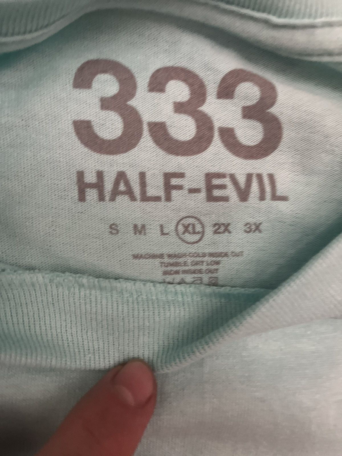 Half Evil Half Evil Grim Reaper Tee Size US XL / EU 56 / 4 - 2 Thumbnail