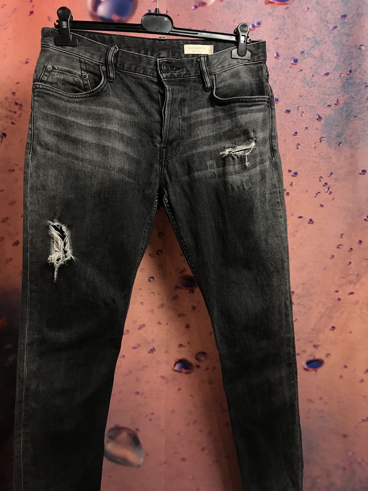 Allsaints Allsaints luxury distressed denim jeans size 31-32 Size US 31 - 1 Thumbnail