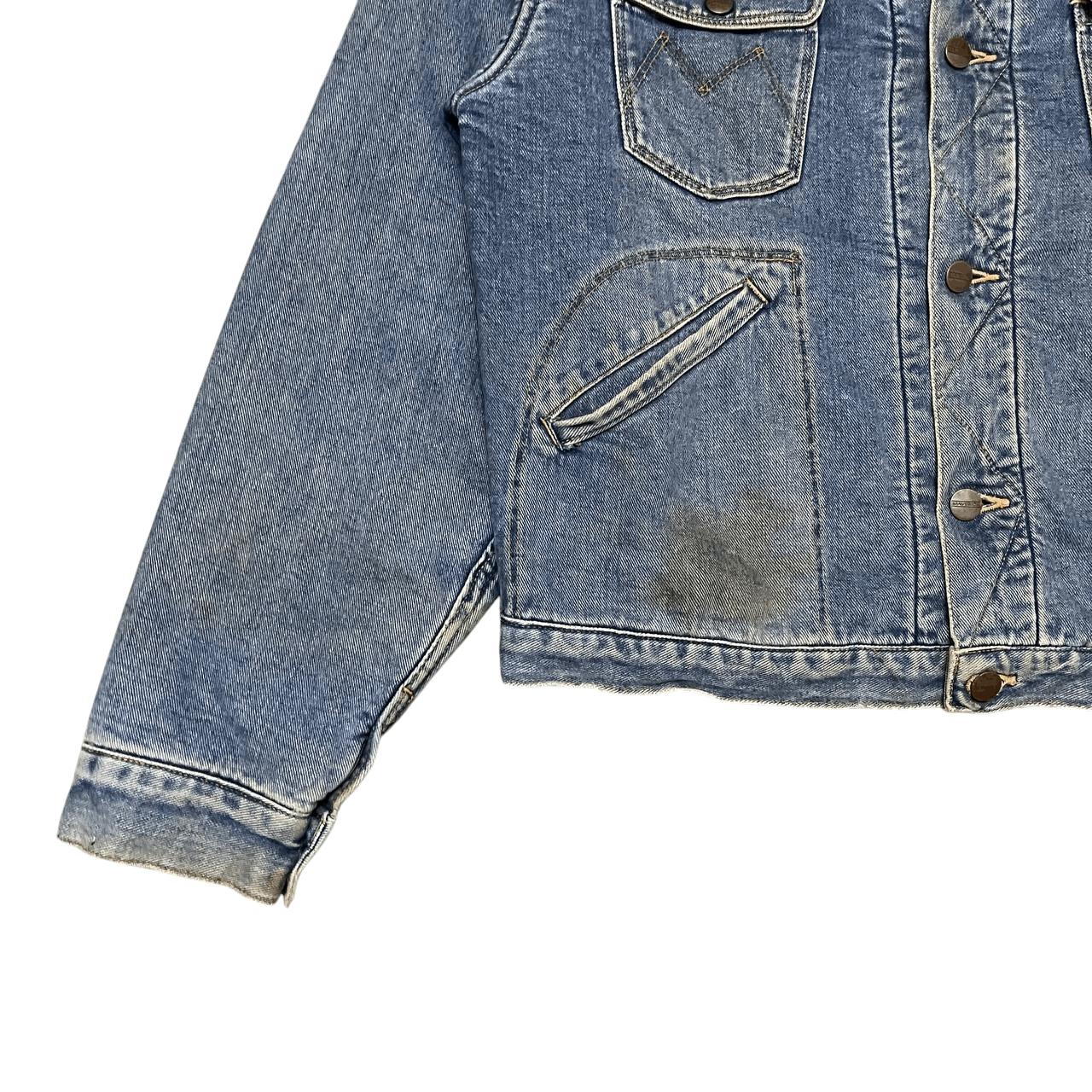 Japanese Brand Vintage 90's Maverick Blue Bell Denim Trucker Jacket Size US M / EU 48-50 / 2 - 4 Thumbnail