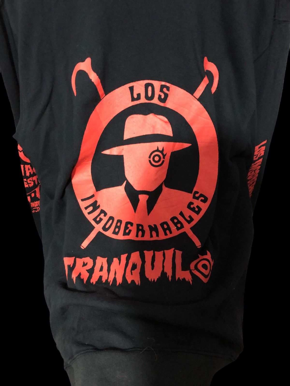 Japanese Brand × Vintage × WWF 🐞Tetsuya Naito TRANQUILO Los Ingobernables de Japon Hoodie🐞 Size US XL / EU 56 / 4 - 5 Thumbnail