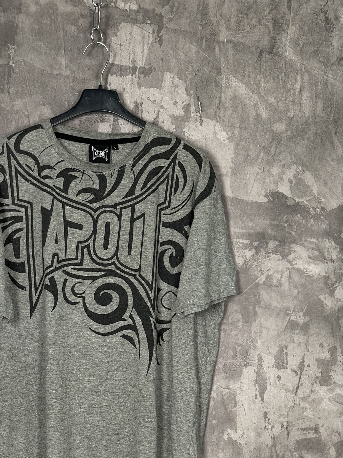 Affliction × Tapout × Vintage Crazy Vintage Y2K Affliction Style Tapout Grunge T Shirt Size US L / EU 52-54 / 3 - 4 Thumbnail