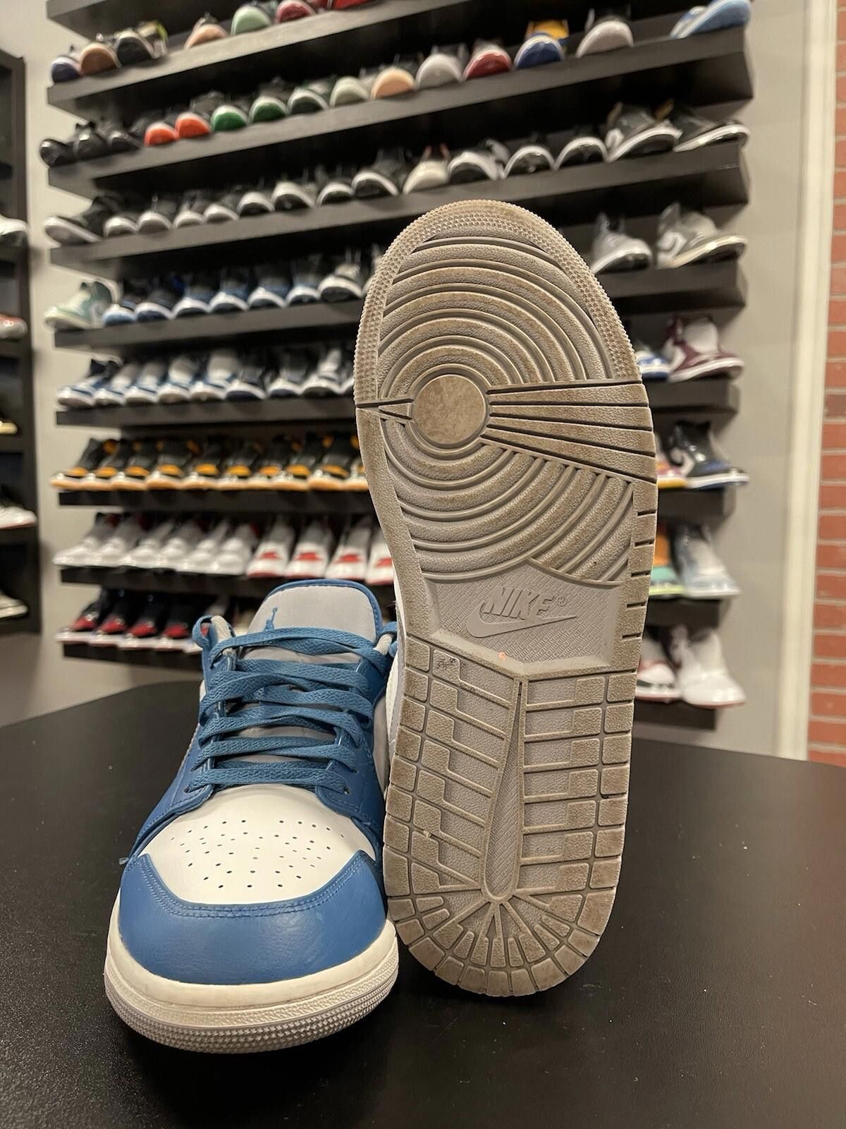 Jordan Brand Size 11.5 - Jordan 1 Low True Blue Cement 553558-412 Clean Size US 11.5 / EU 44-45 - 8 Thumbnail