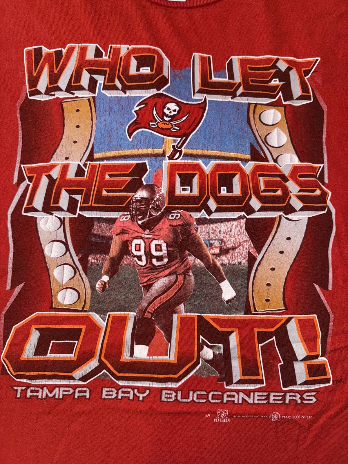 NFL Tampa Bay Y2K Who let the dogs out mens XL Size US XL / EU 56 / 4 - 2 Thumbnail