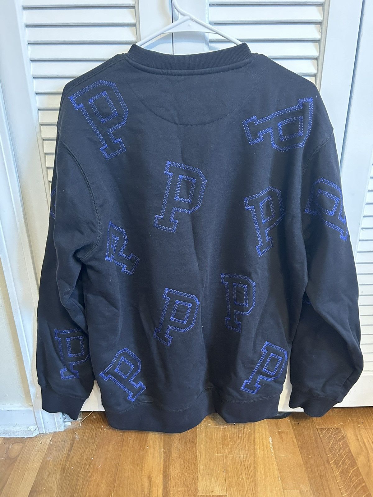 Palace Palace Multi P Flatlock Crew Black Size US L / EU 52-54 / 3 - 3 Thumbnail