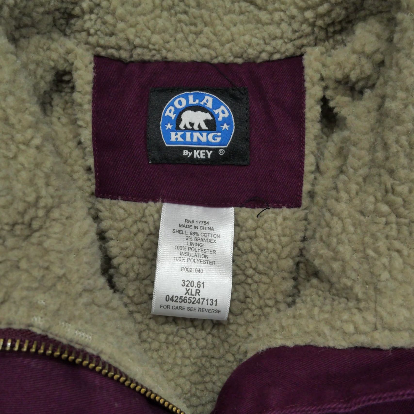 Vintage Polar King Jacket Womens XL Purple Sherpa Lined Workwear Winter Coat Key Size XL / US 12-14 / IT 48-50 - 5 Thumbnail