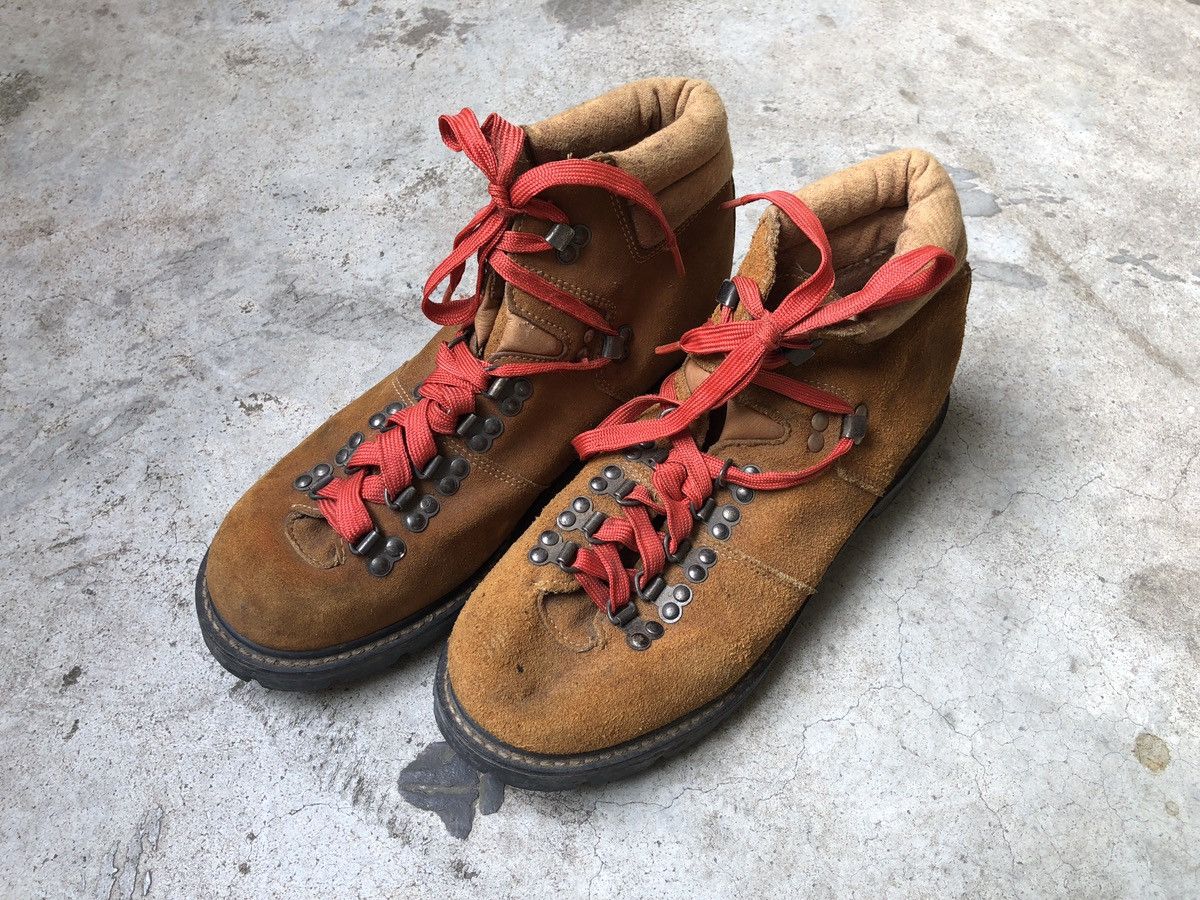 Vintage VINTAGE MONTBLANC SUEDE HIKING BOOTS Size US 10.5 / EU 43-44 - 6 Thumbnail