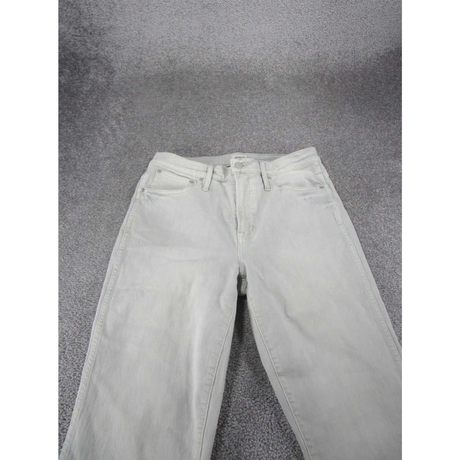 J.Crew VINTAGE J.Crew Women's Jeans Straight High Rise 30 Blue Garment-Dyed Light Wash 90s Size 30" / US 8 / IT 44 - 3 Thumbnail