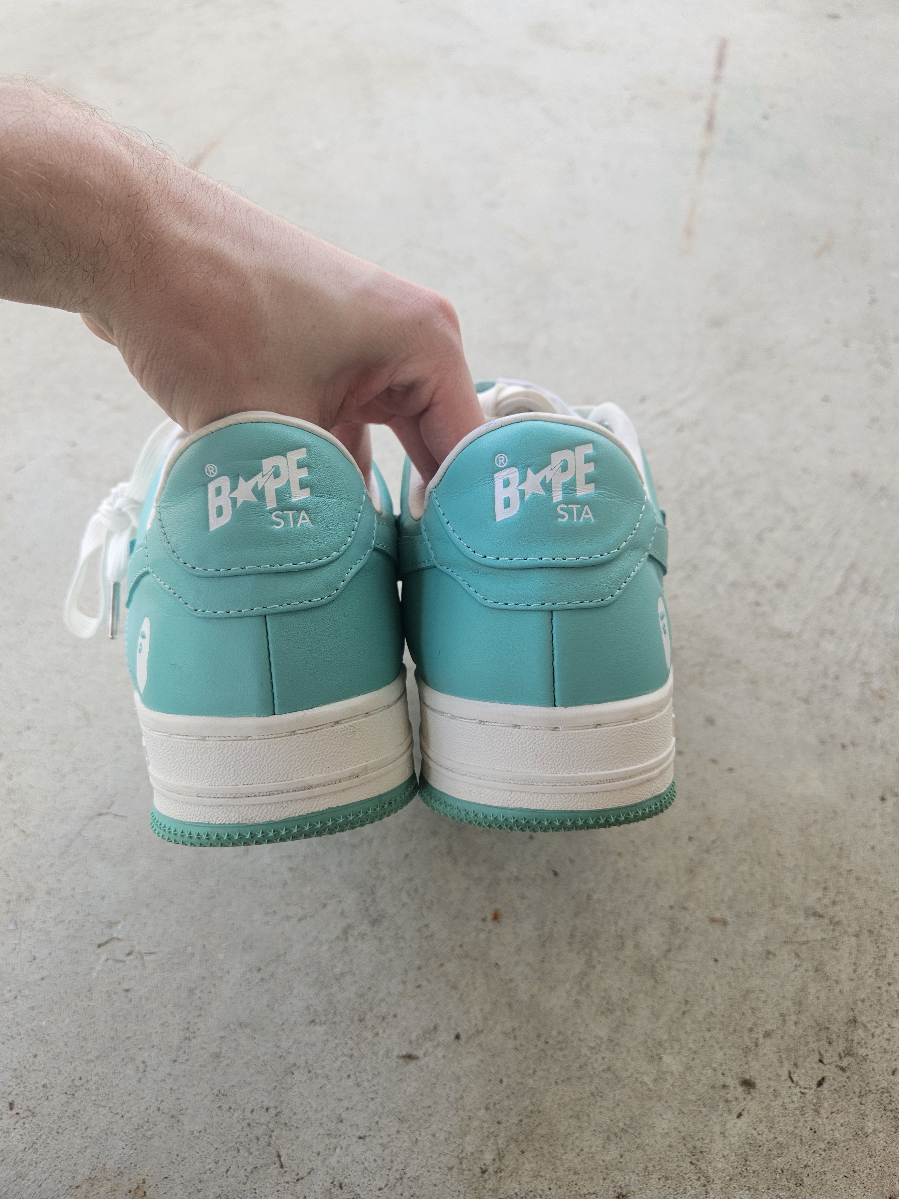 Bape Bapesta Teal White M1 Sneakers Size US 10 / EU 43 - 8 Thumbnail