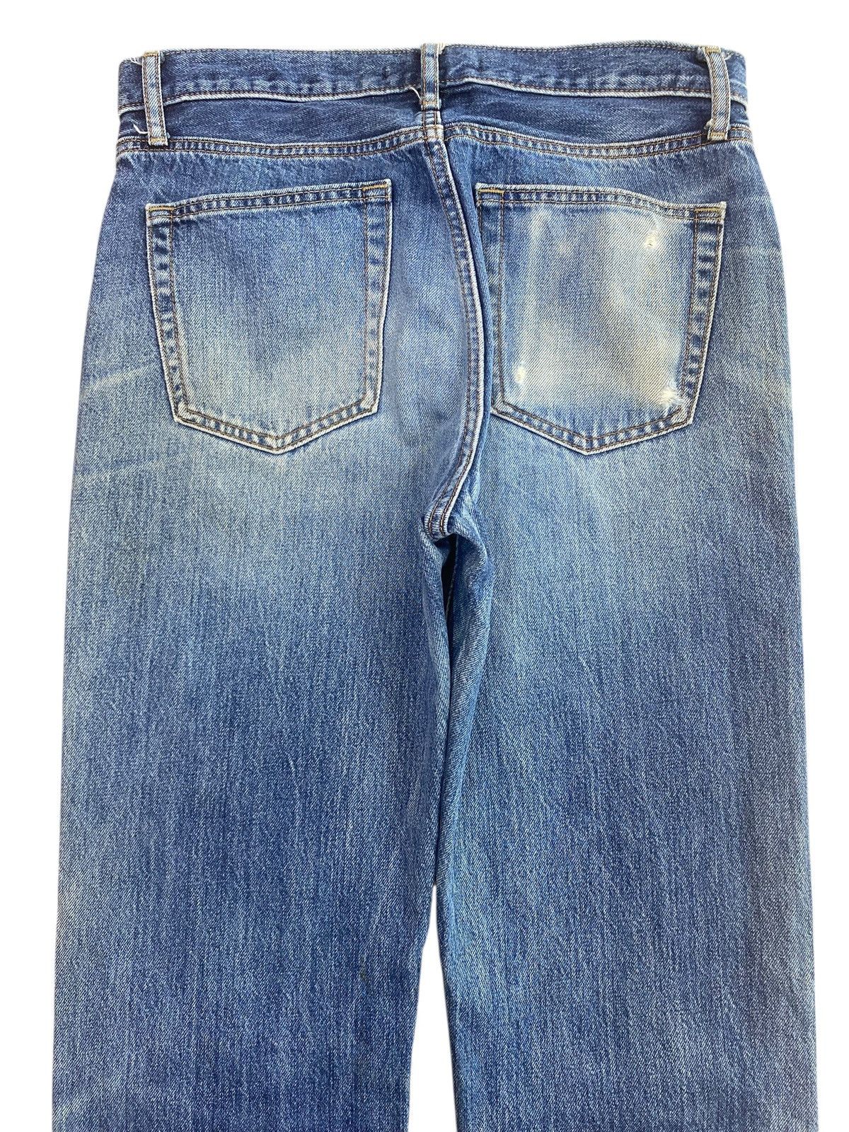 Uniqlo Uniqlo Whiskers Faded Wash Style Straight Cut Jeans Size US 30 / EU 46 - 4 Thumbnail