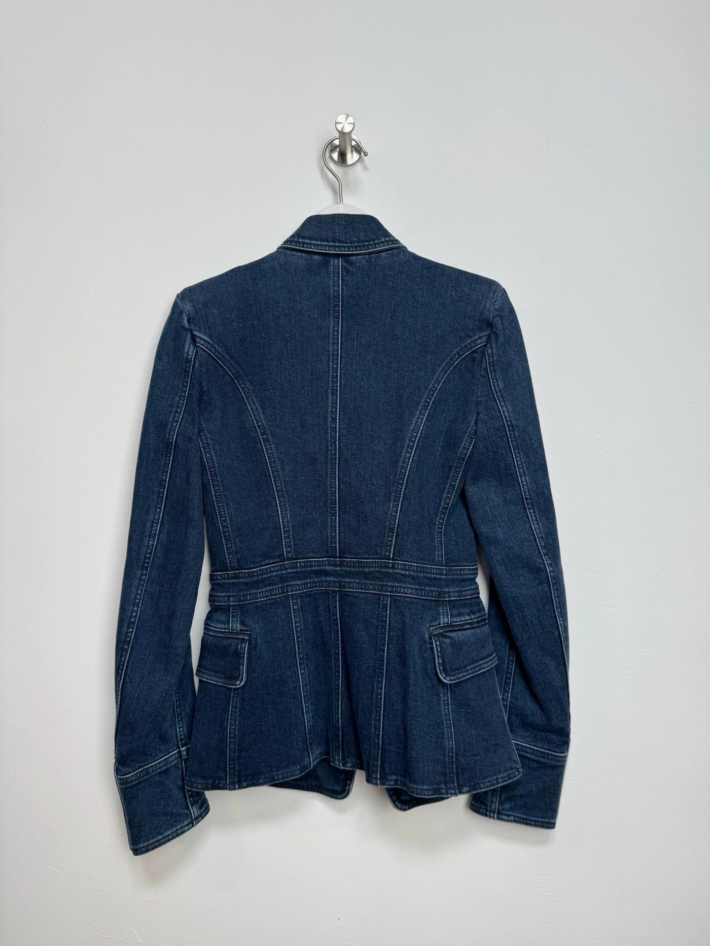 Balmain Balmain Denim Gold Button Blazer 36 New Size XS / US 0-2 / IT 36-38 - 2 Thumbnail