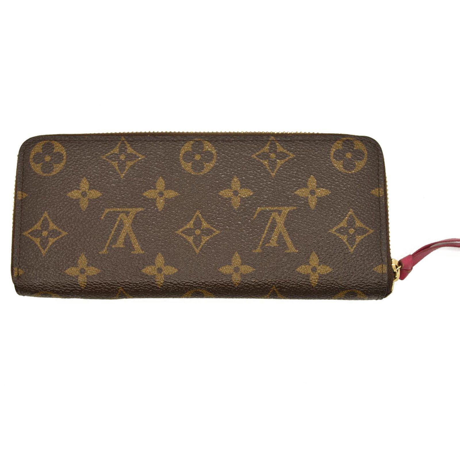 Louis Vuitton Louis Vuitton Monogram Clemence Wallet Fuchsia GI0196 Size ONE SIZE - 2 Thumbnail
