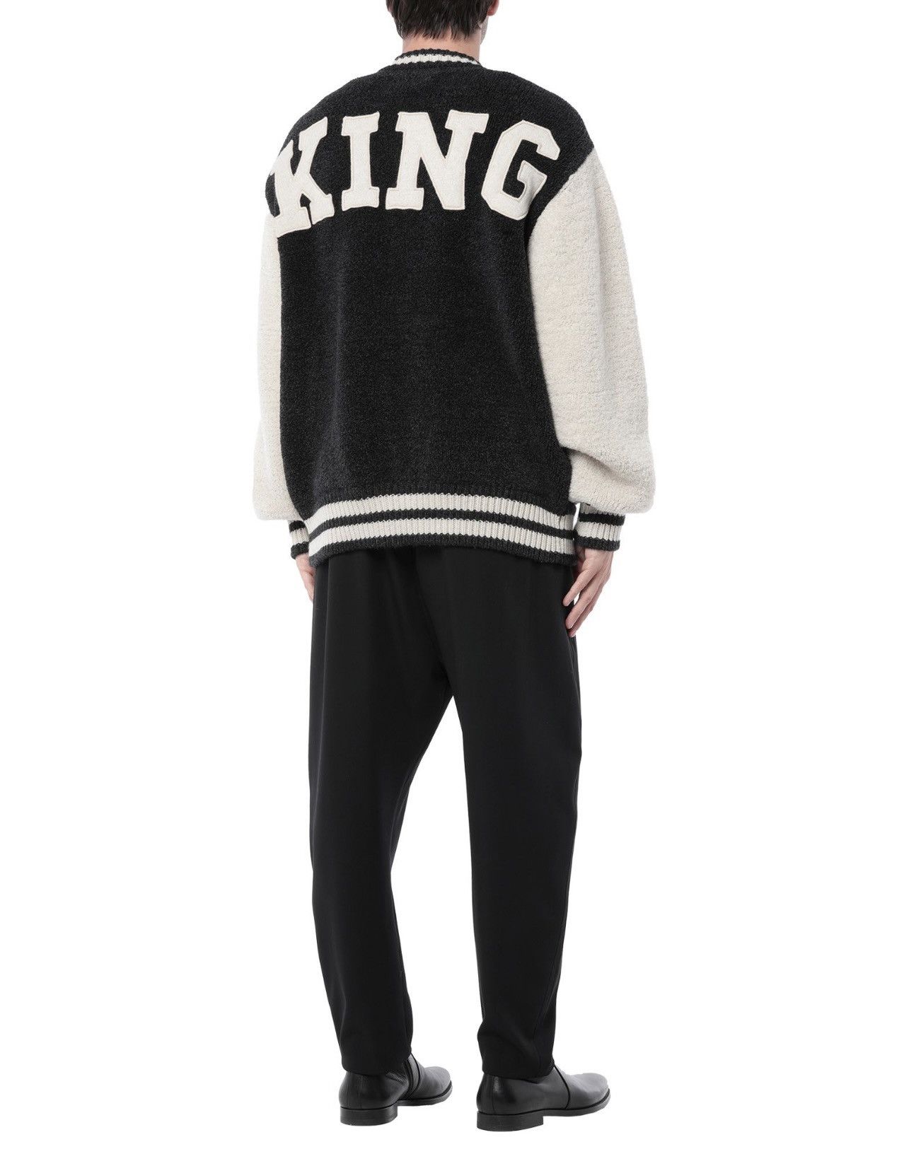 Dolce & Gabbana DOLCE & GABBANA Patch Bomber Jacket Black Virgin Wool Heavy Size US S / EU 44-46 / 1 - 5 Thumbnail