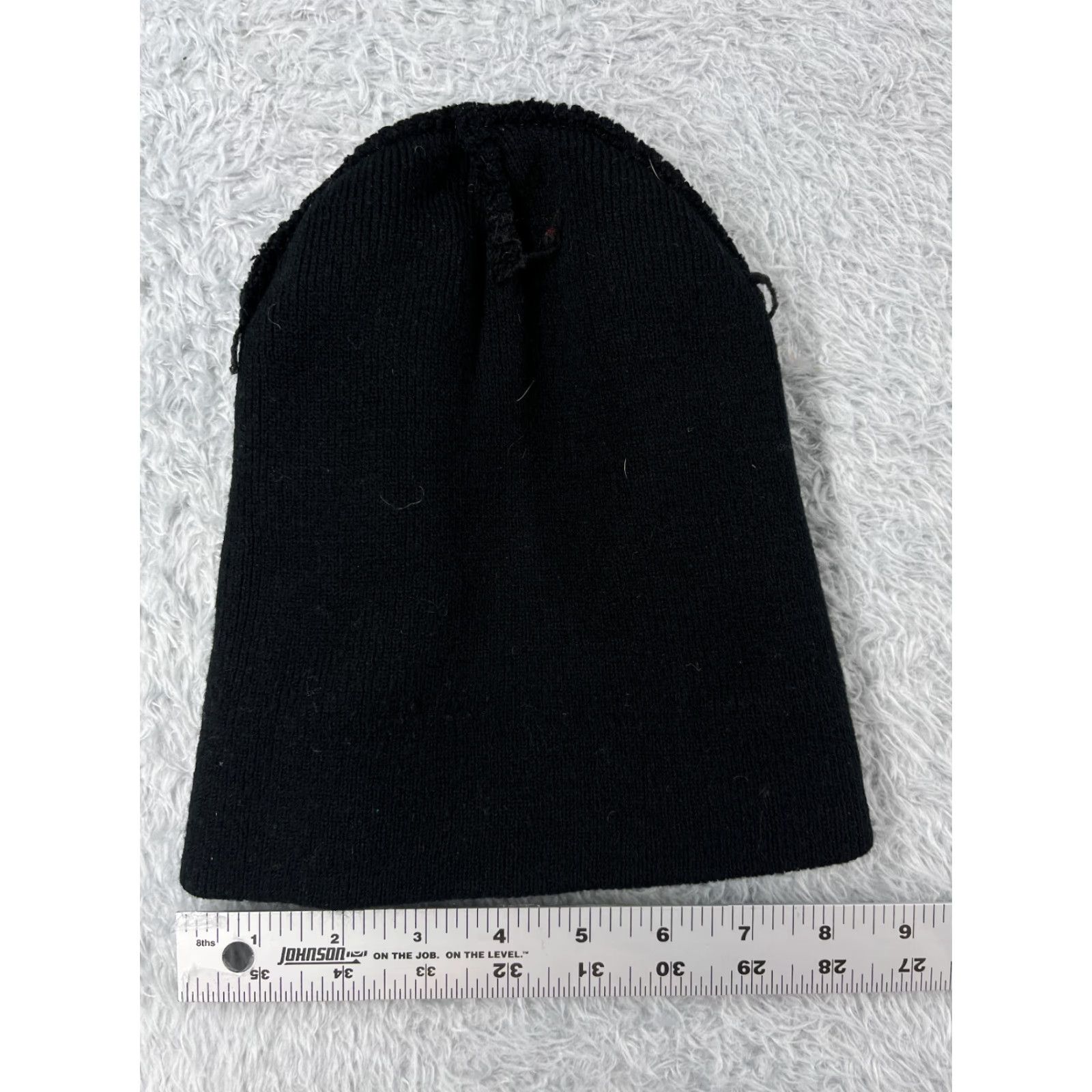 Vintage Planet Saturn Beanie Adult One Size Black Knit 100% Acrylic Snow Ski Size ONE SIZE - 6 Thumbnail