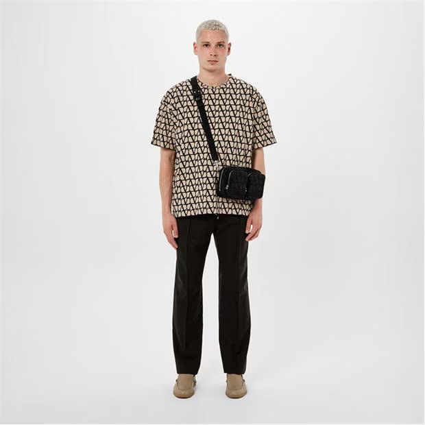 Valentino o1g2r1mq0824 Jogging Bottoms in Ebony Size US 30 / EU 46 - 6 Thumbnail