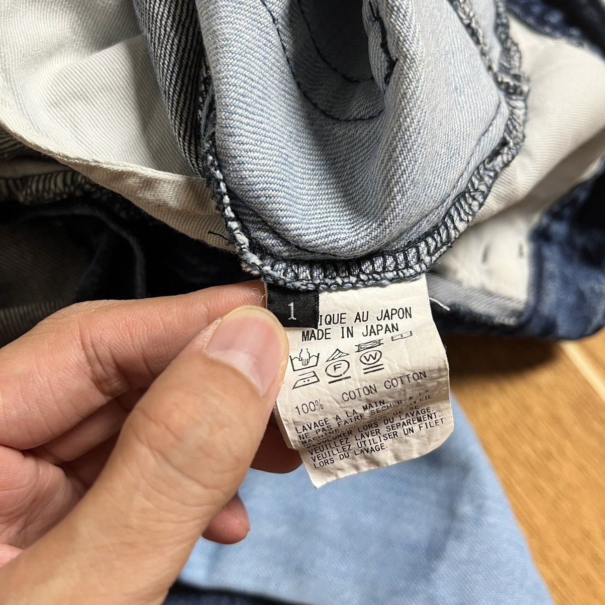 Y's Y's by Yohji Yamamoto Drop Crotch Denim Jeans Size US 29 - 12 Thumbnail