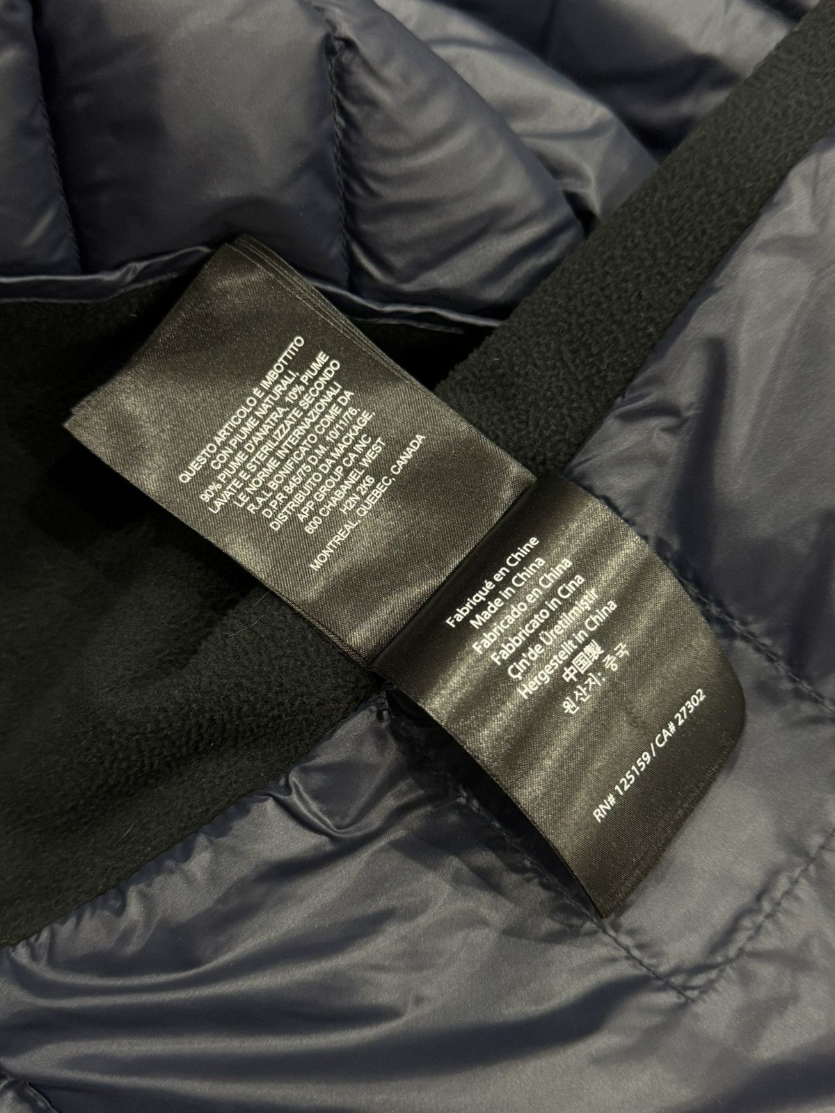 Mackage Mackage Navy Hybrid Down Jacket Lightweight Quilted Puffer Size US S / EU 44-46 / 1 - 16 Thumbnail