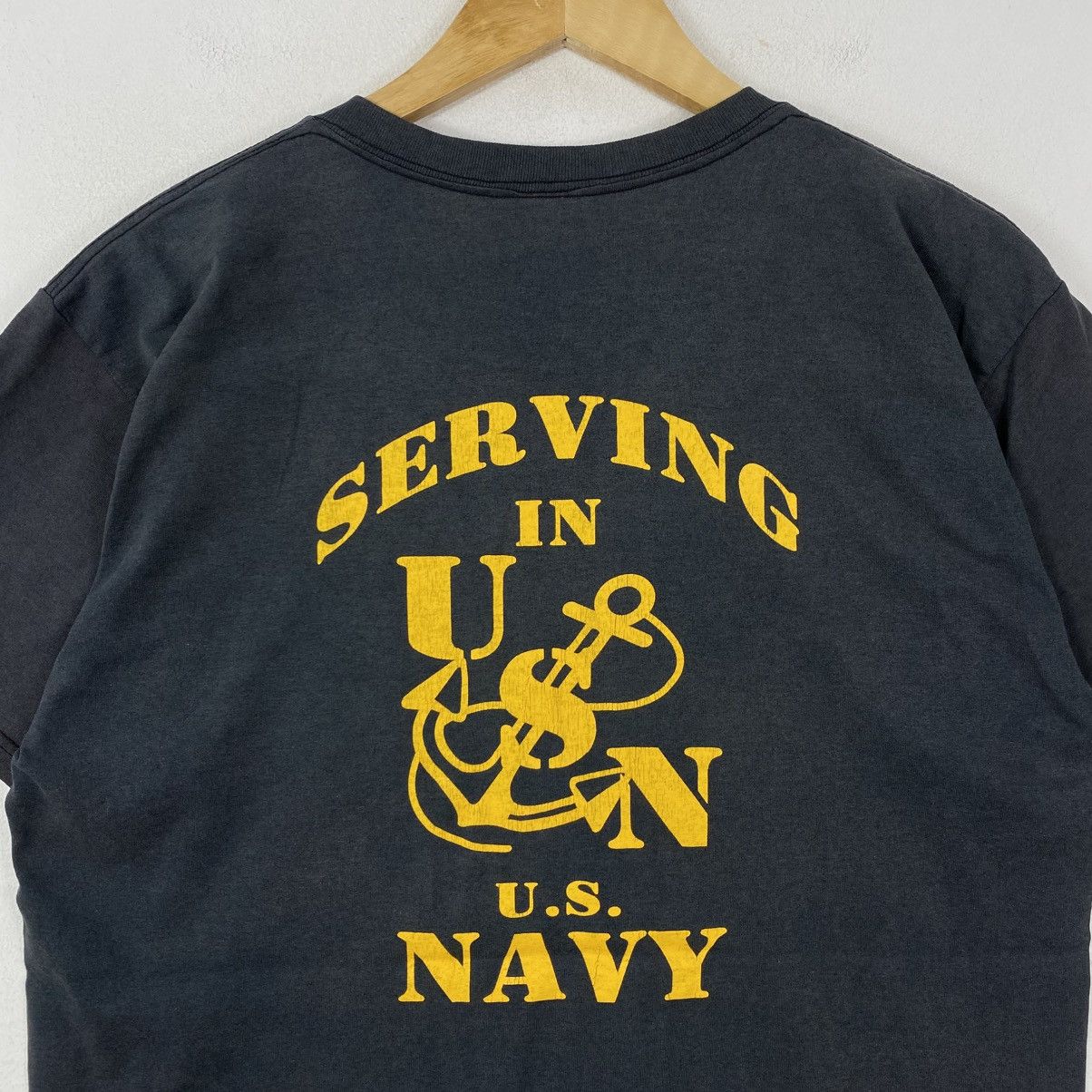 Vintage Vintage US Navy USN Graphic Tee Single Stitch M Size US M / EU 48-50 / 2 - 5 Thumbnail
