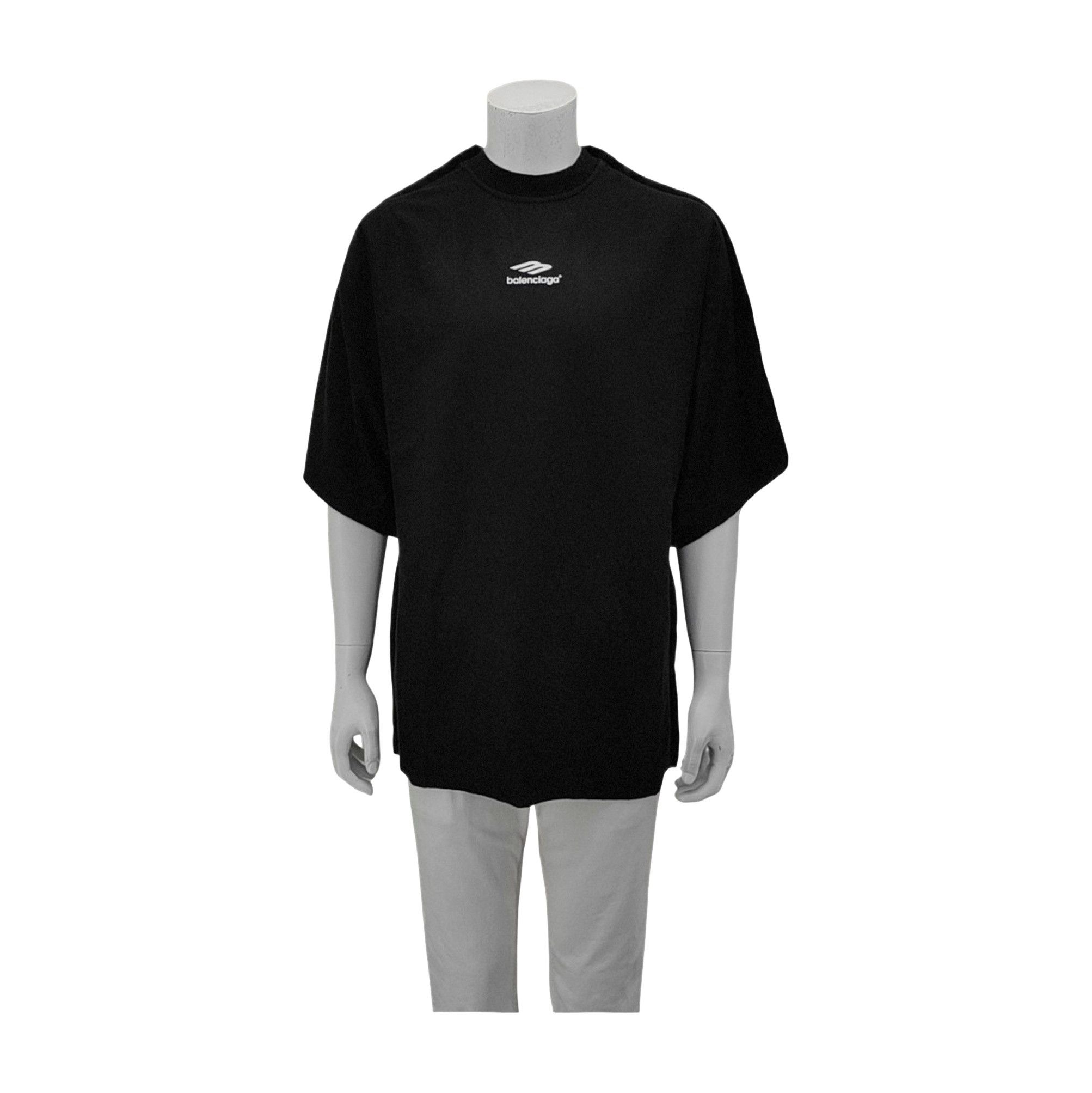 Balenciaga Balenciaga UNIFIT Logo Graphic T-Shirt Black Size 3 Size US L / EU 52-54 / 3 - 1 Thumbnail