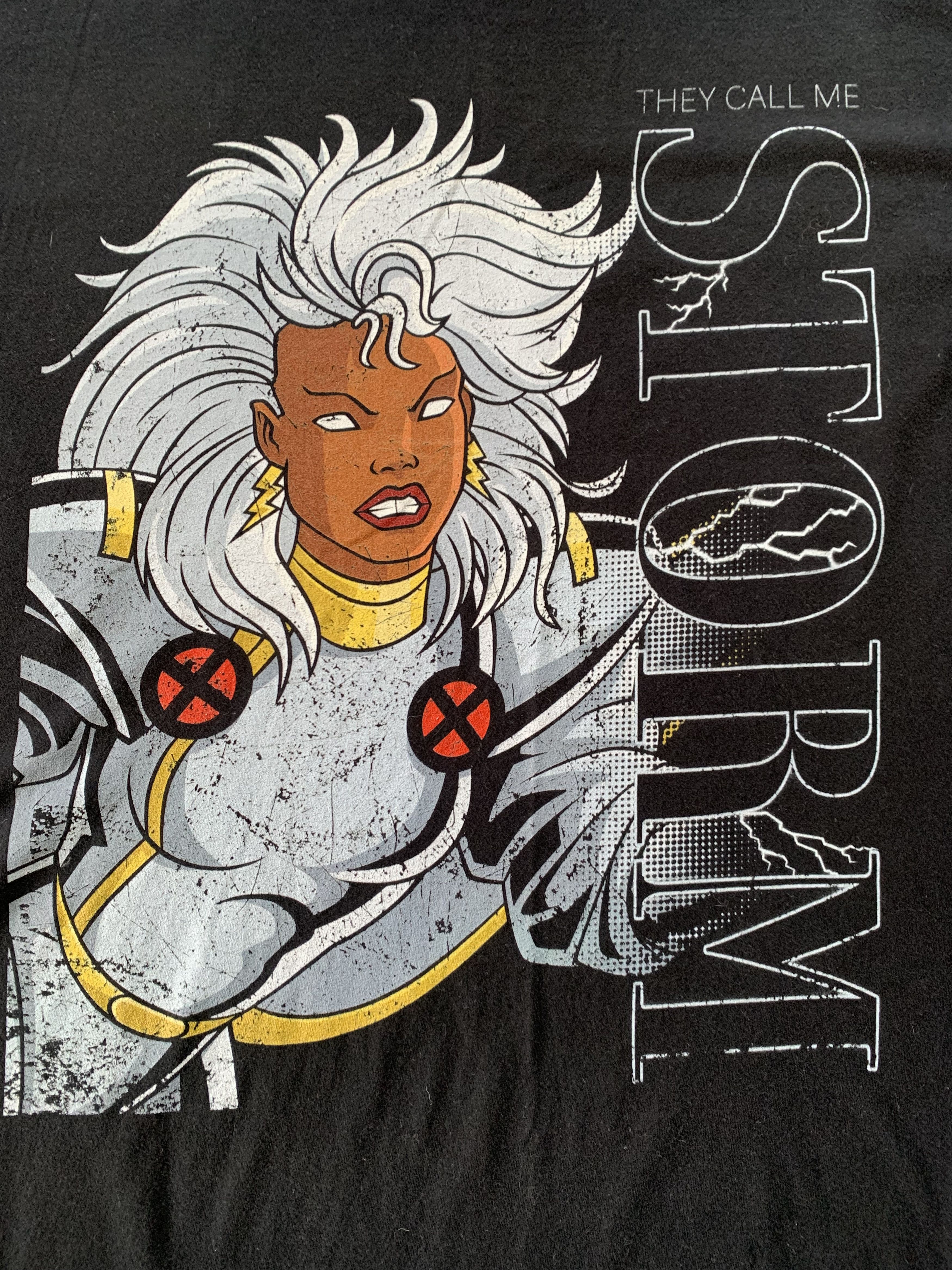Anime × Marvel Comics Marvel They Call Me Storm Cotton Printed T-Shirt Size US XL / EU 56 / 4 - 5 Thumbnail