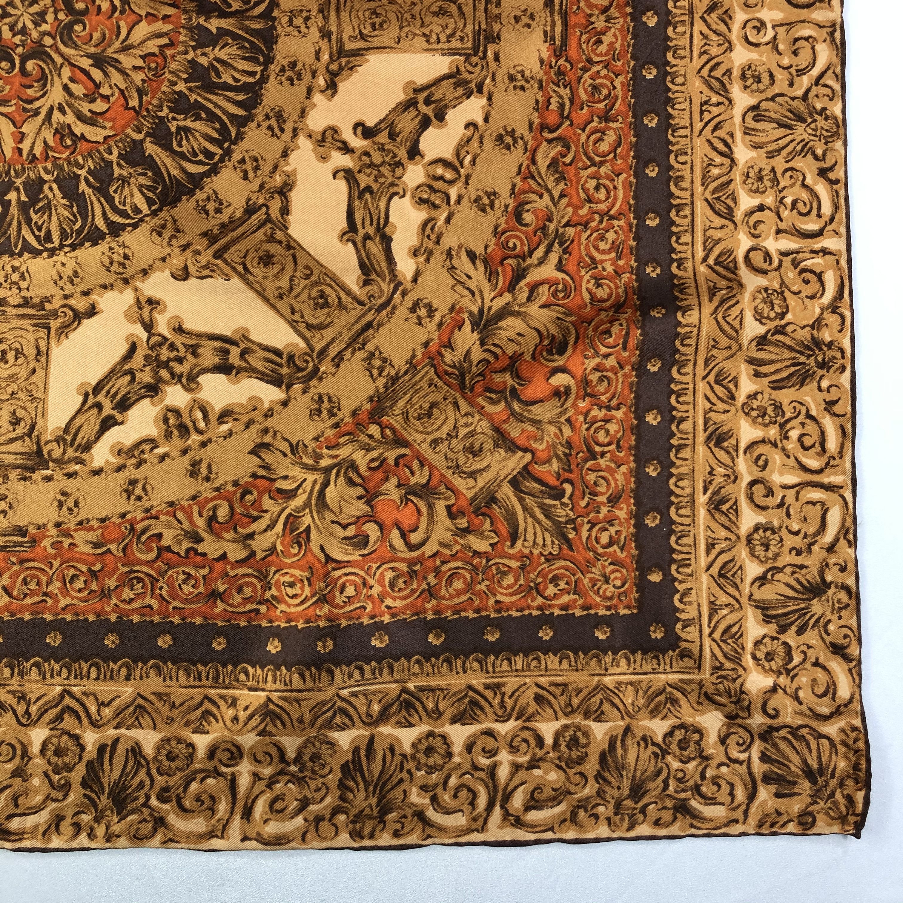 Vintage Vintage Silk Scarf Size ONE SIZE - 4 Thumbnail