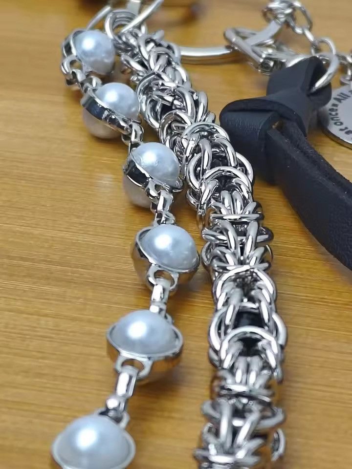 Jewelry 2 Layer Natural Echo Pearled Wallet Chain Size ONE SIZE - 7 Thumbnail