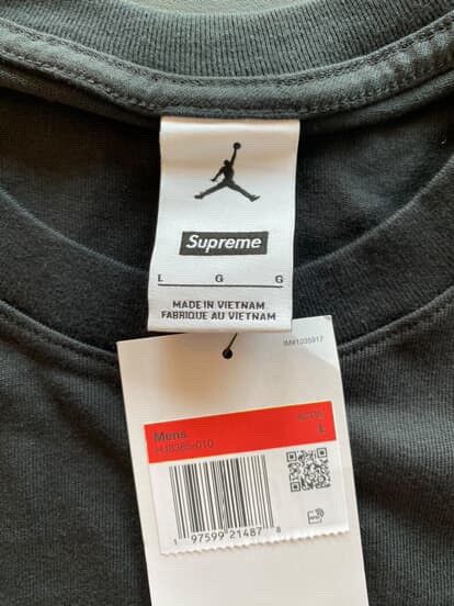 Supreme Supreme Jordan Biggie S/S Top Black Size US L / EU 52-54 / 3 - 2 Thumbnail
