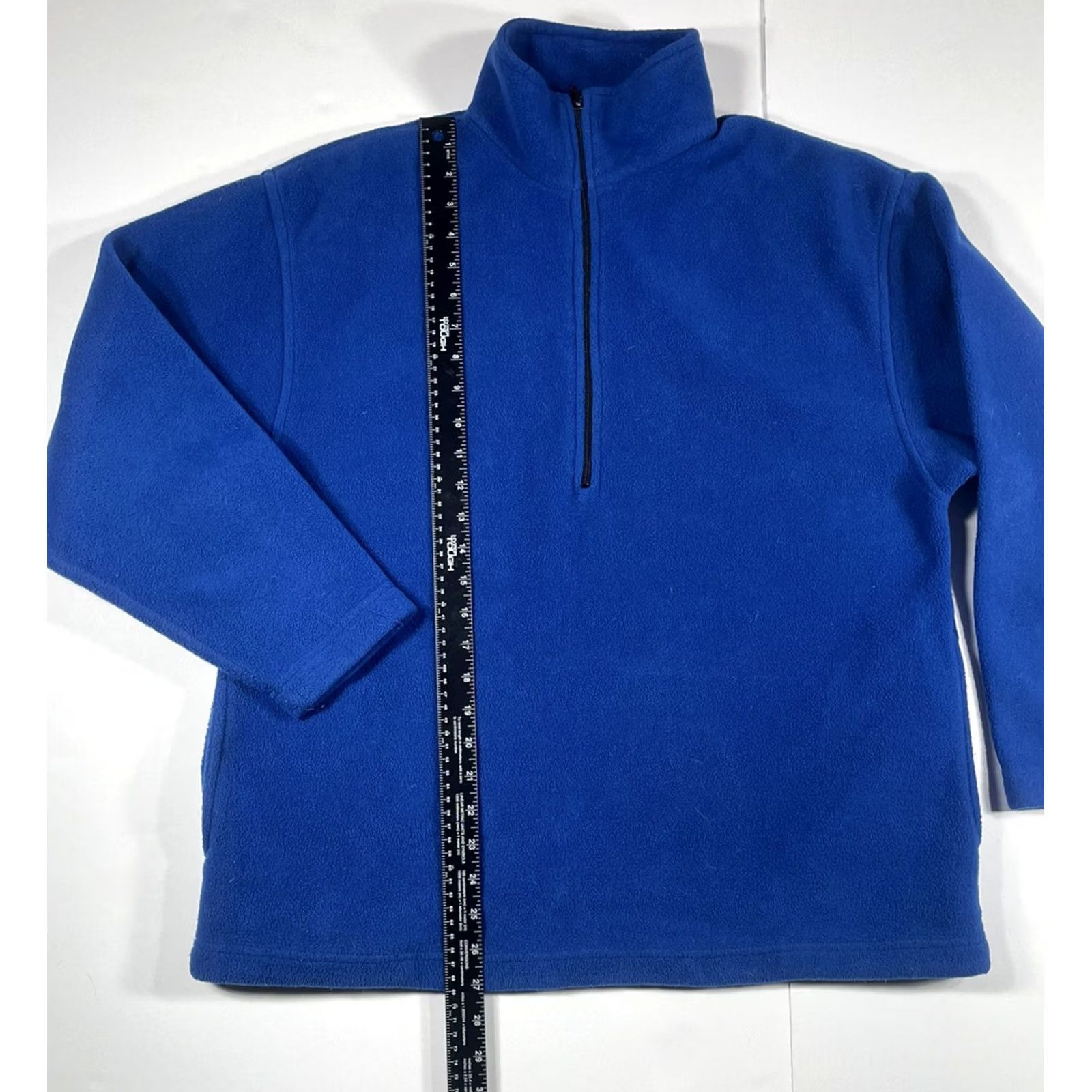 Vintage Rocky Mountain Sportswear Mens S Small Blue 1/4 Zip Fleece Pullover Sweater Size US S / EU 44-46 / 1 - 2 Thumbnail