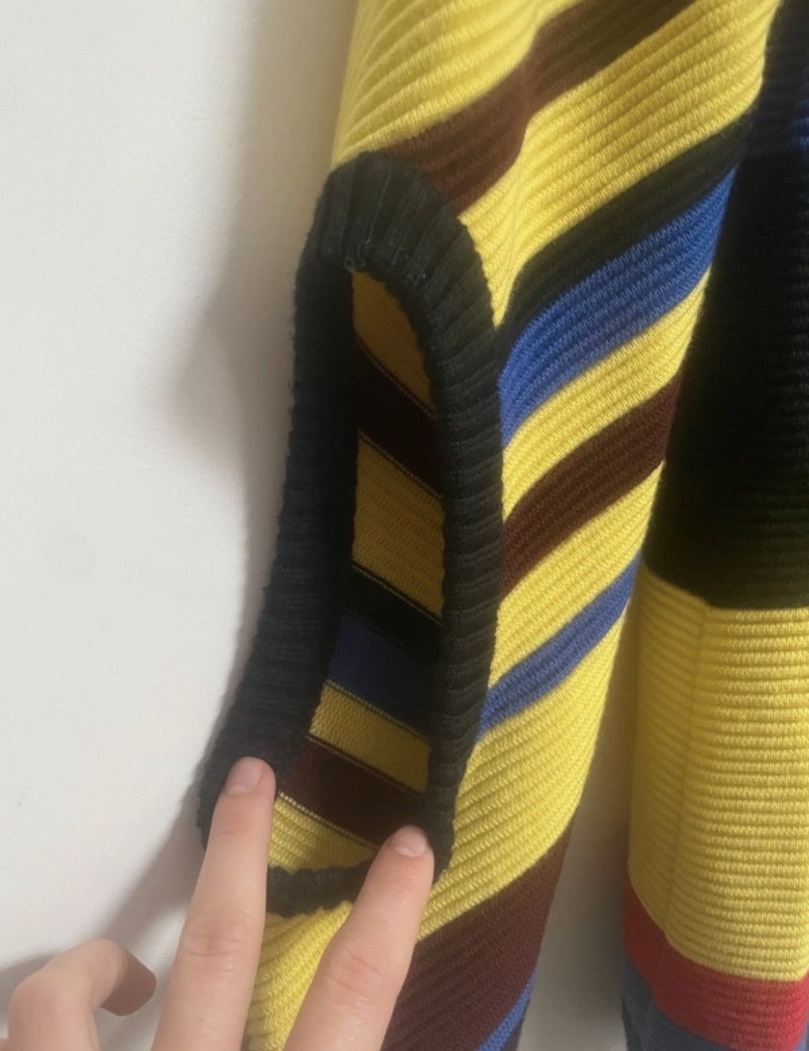 JW Anderson W. Anderson Ottoman Rainbow Striped Pullover Cut Out Size S / US 4 / IT 40 - 3 Thumbnail