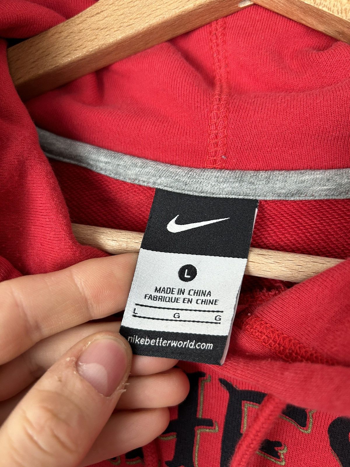 Nike Manchester United Soccer Hoodie Football Nike Swoosh Size US L / EU 52-54 / 3 - 6 Thumbnail