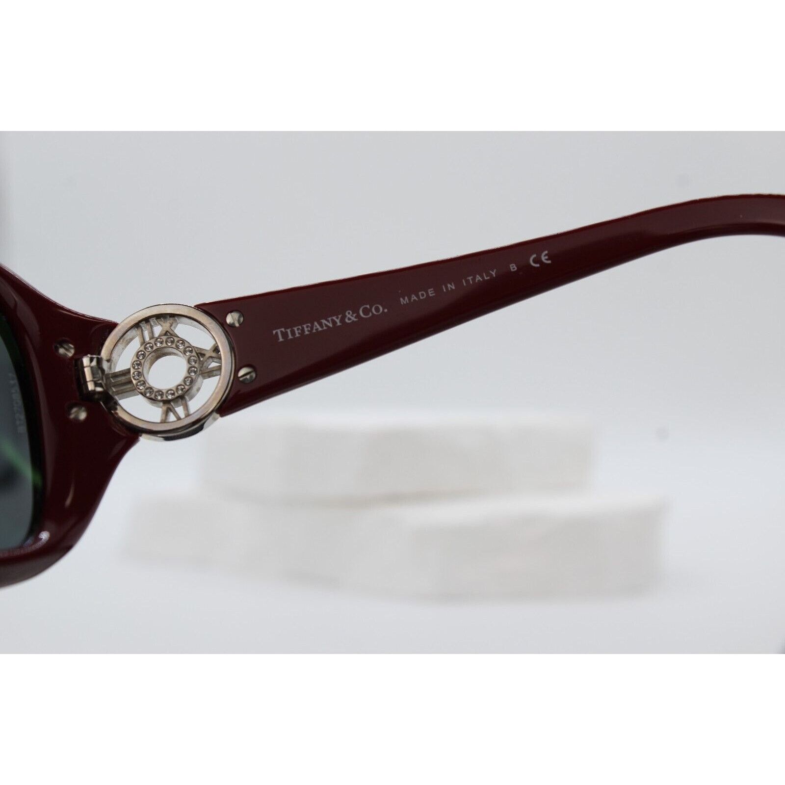 Tiffany & Co. Tiffany & Co TF4003-B 2 Crimson Atlas Rhinestone Sunglasses Size ONE SIZE - 4 Thumbnail