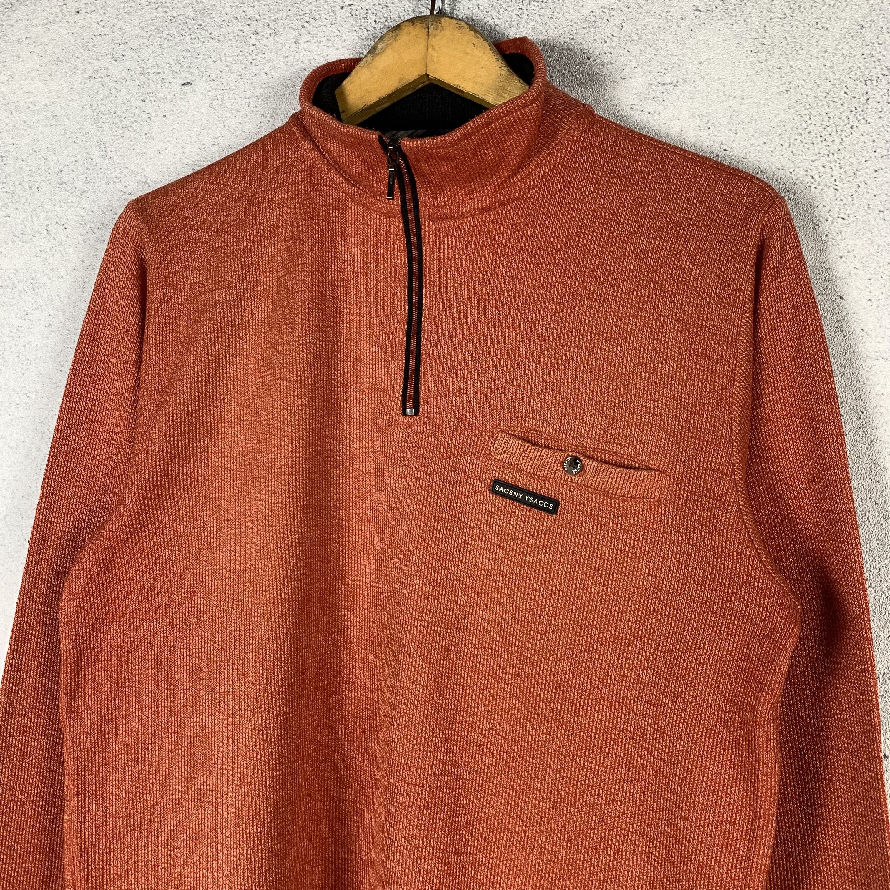 Yohji Yamamoto SACSNY Y'SACCS Halfzip Sweatshirt Crewneck Size US S / EU 44-46 / 1 - 3 Thumbnail