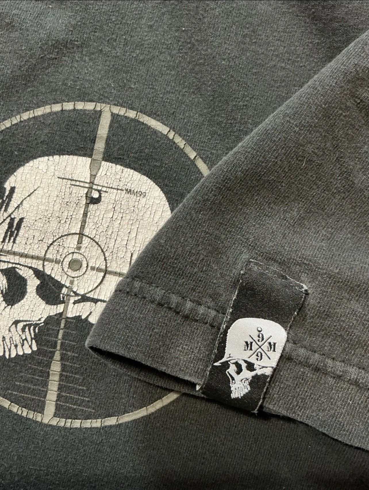 Metal Mulisha Y2K Metal Mulisha MM99 Skull Target Cyber Grunge T-Shirt Size US M / EU 48-50 / 2 - 7 Thumbnail
