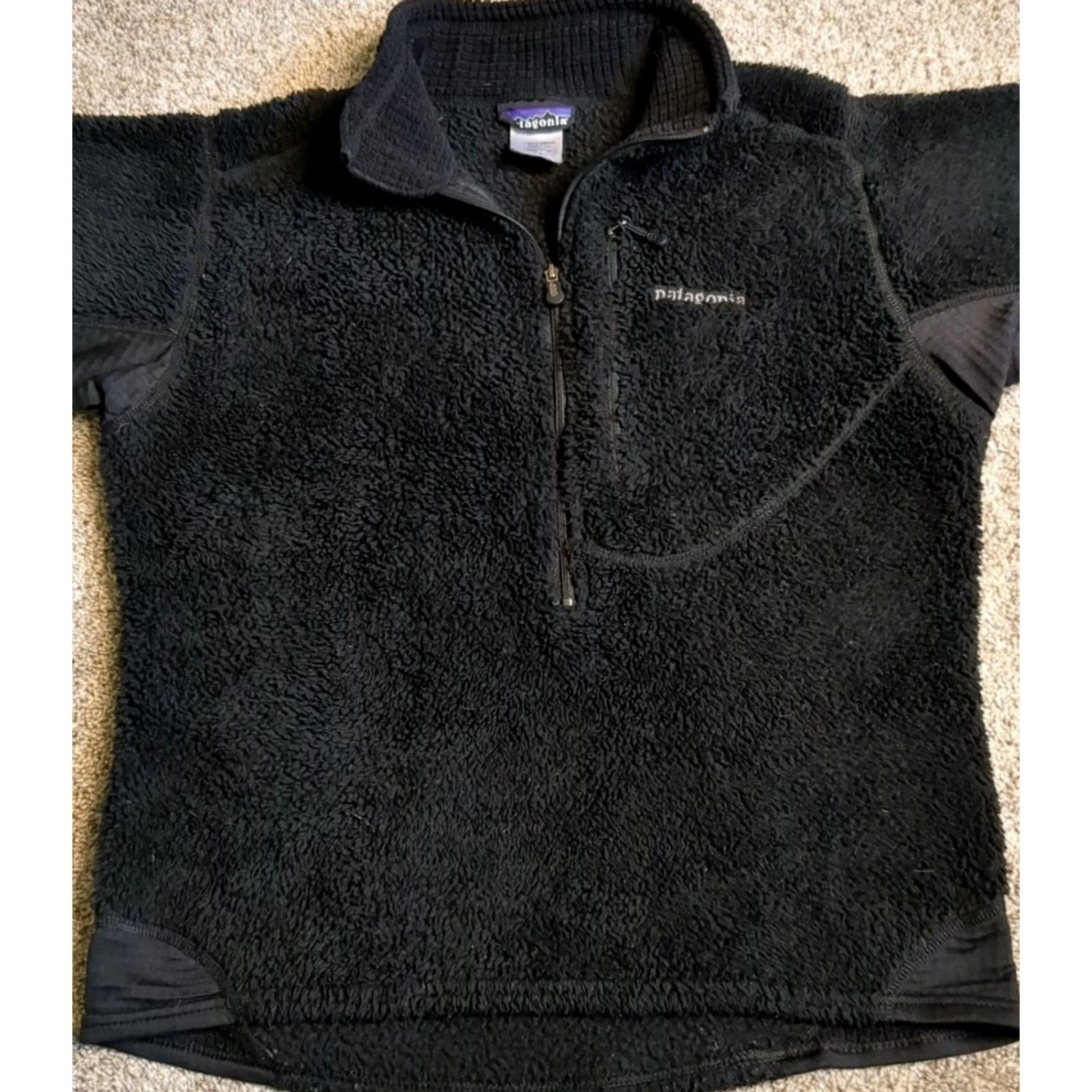 Patagonia VINTAGE Patagonia R2 Regulator Jacket Fleece Polartec Deep Pile USA Made Small Black 90s Mens Size US S / EU 44-46 / 1 - 2 Thumbnail