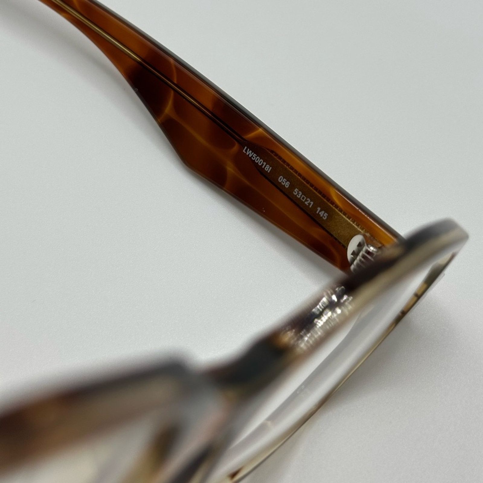 Loewe NEW LOEWE Eyeglasses LW50018I 056 Light Havana Demo Lens Size ONE SIZE - 5 Thumbnail